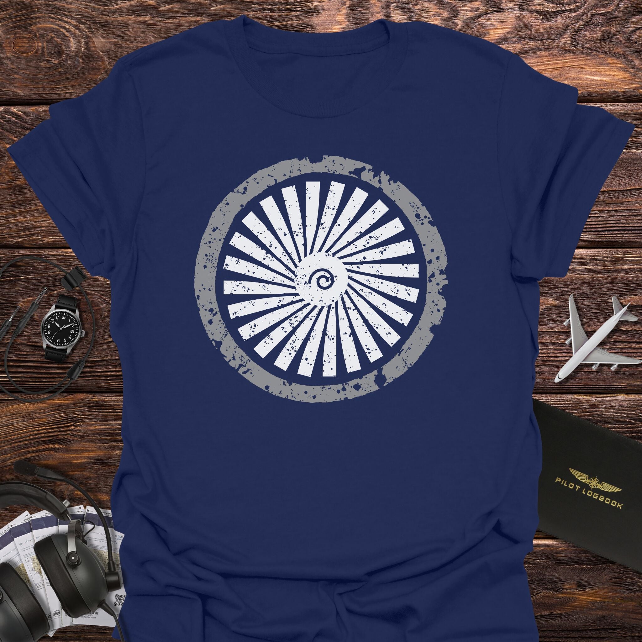 Grunge Jet Engine T-Shirt