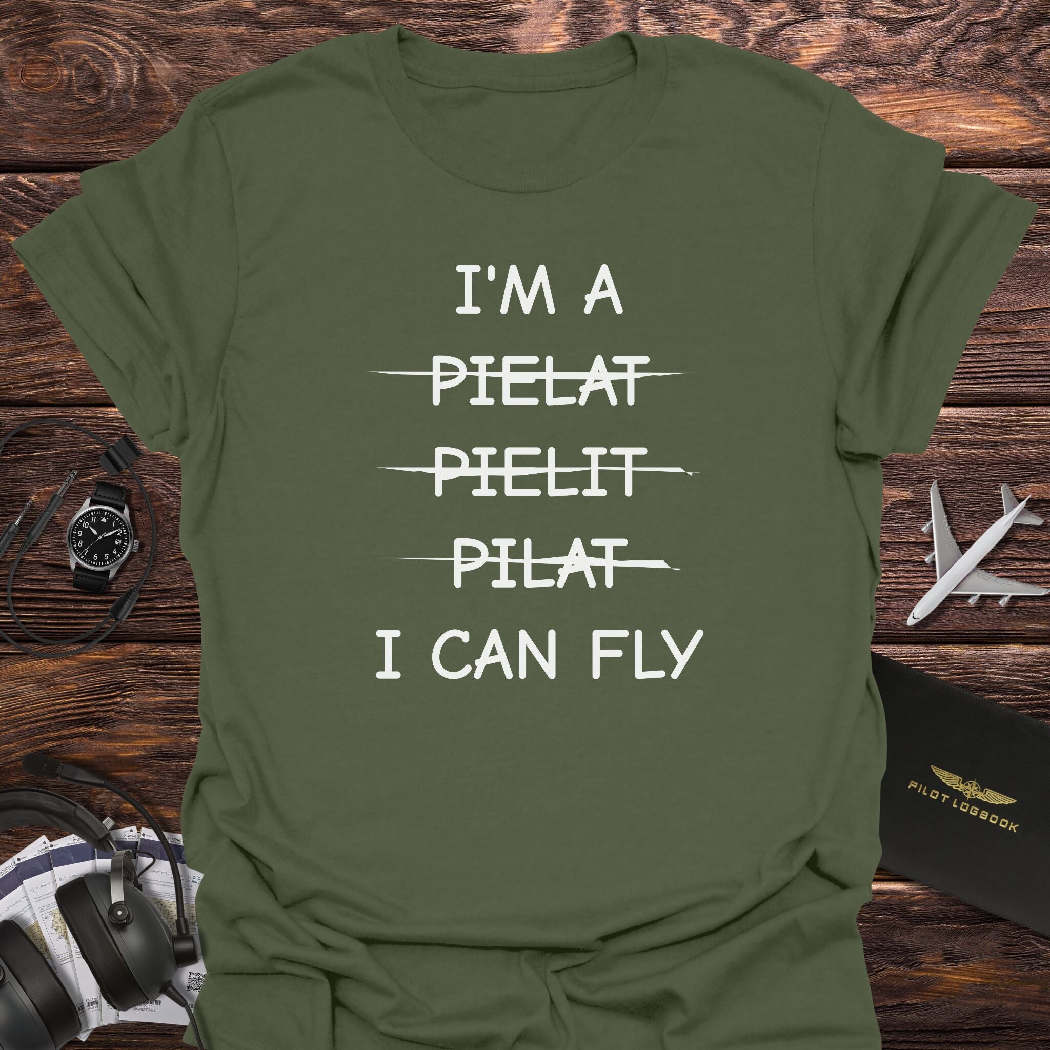 I Can Fly Pilot T-Shirt