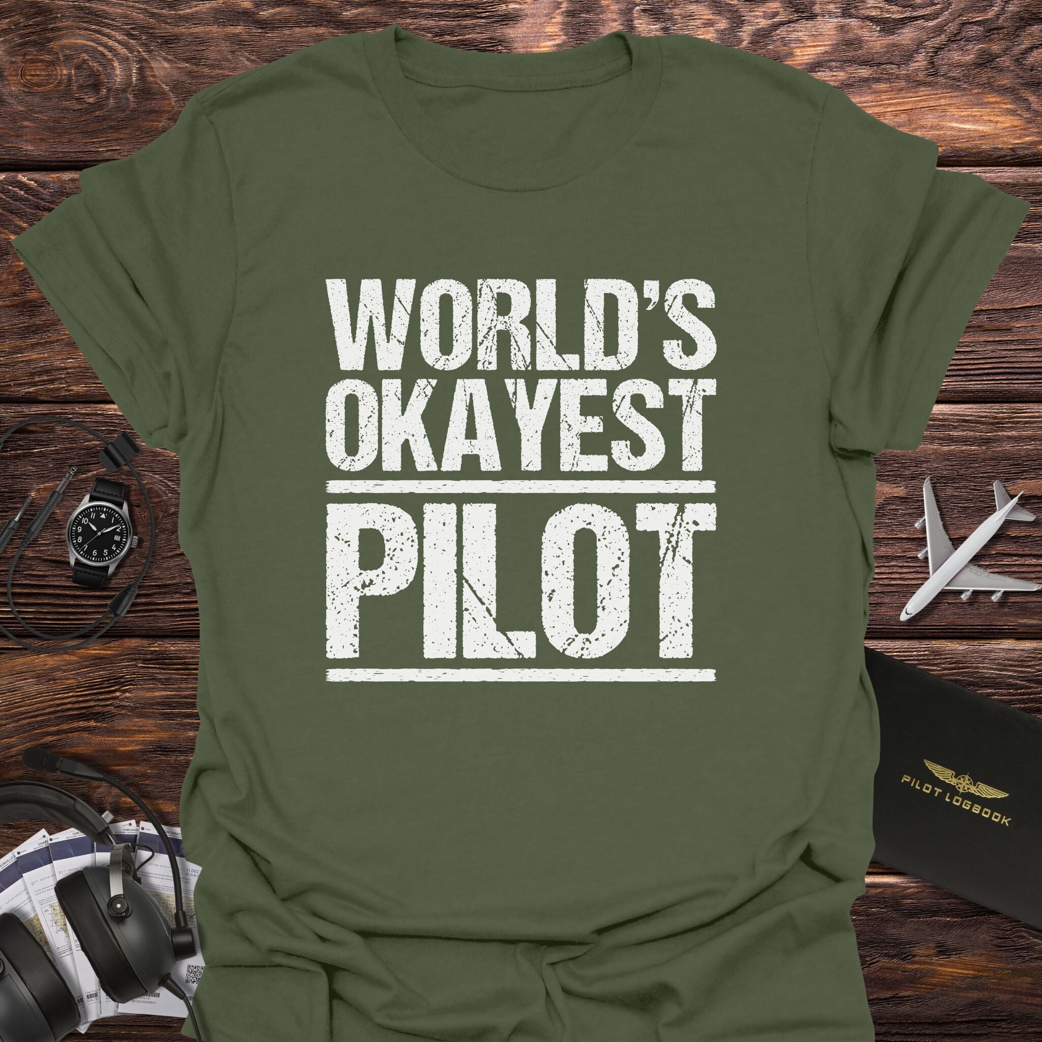 World’s Okayest Pilot T-Shirt