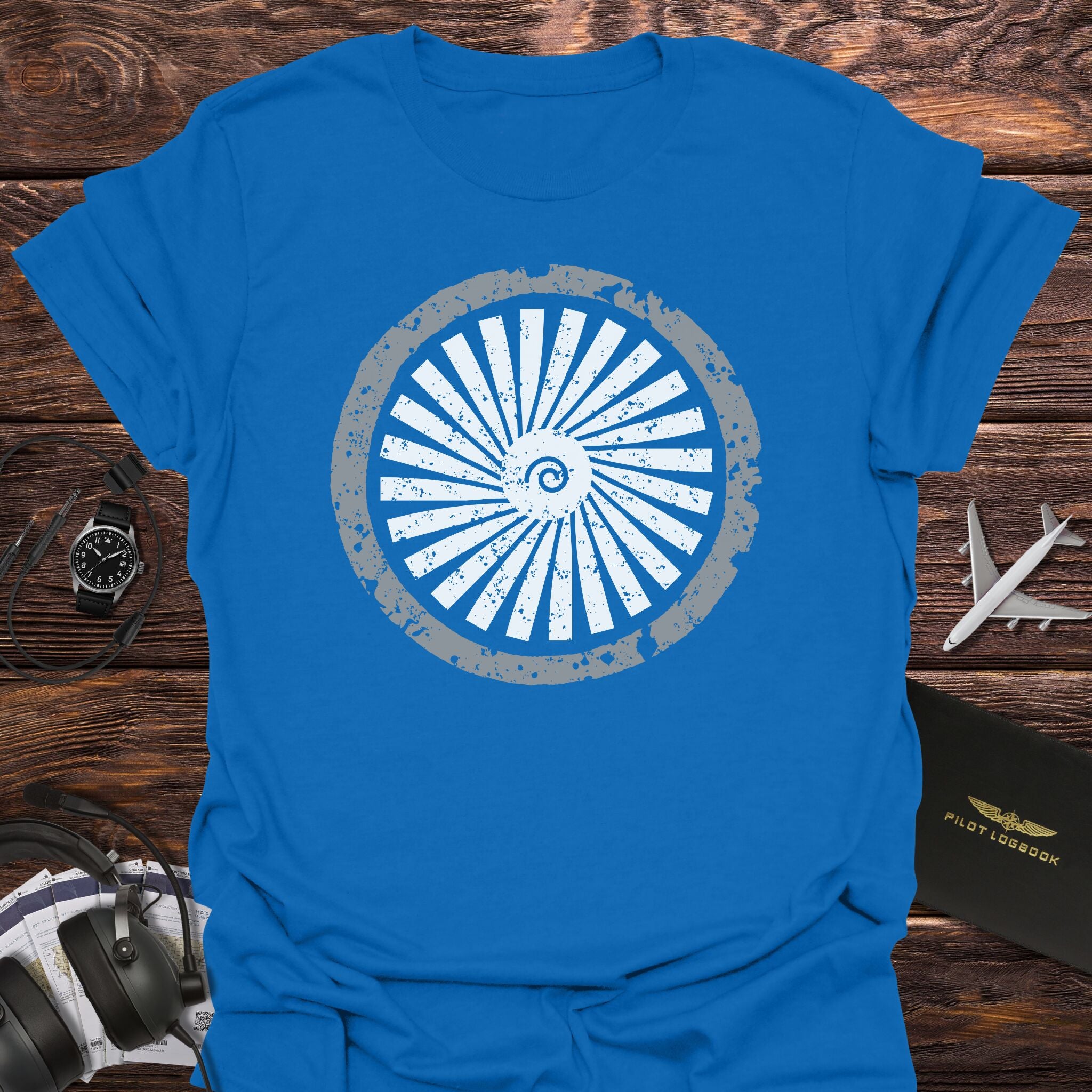 Grunge Jet Engine T-Shirt