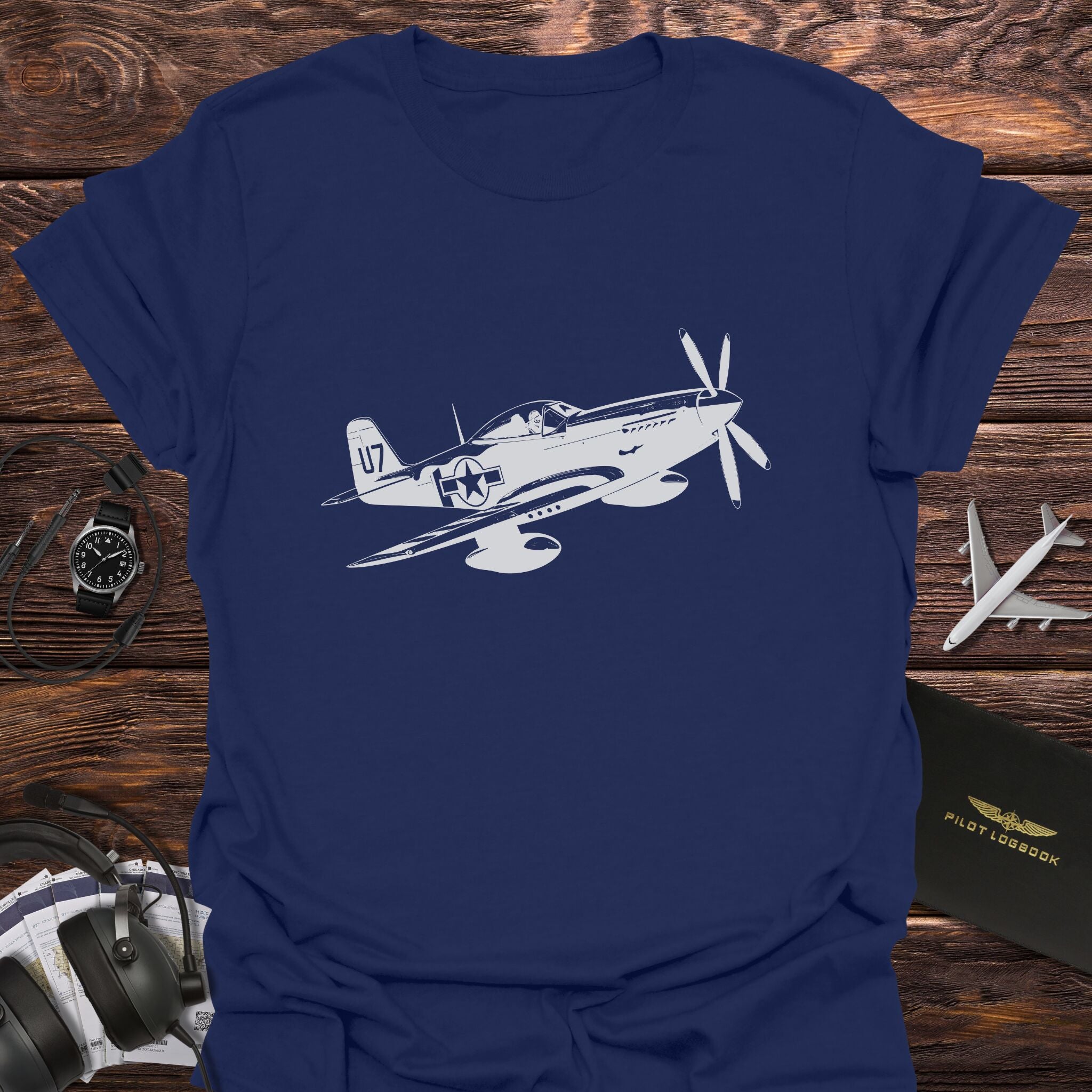 P-51 Mustang WWII Fighter T-Shirt