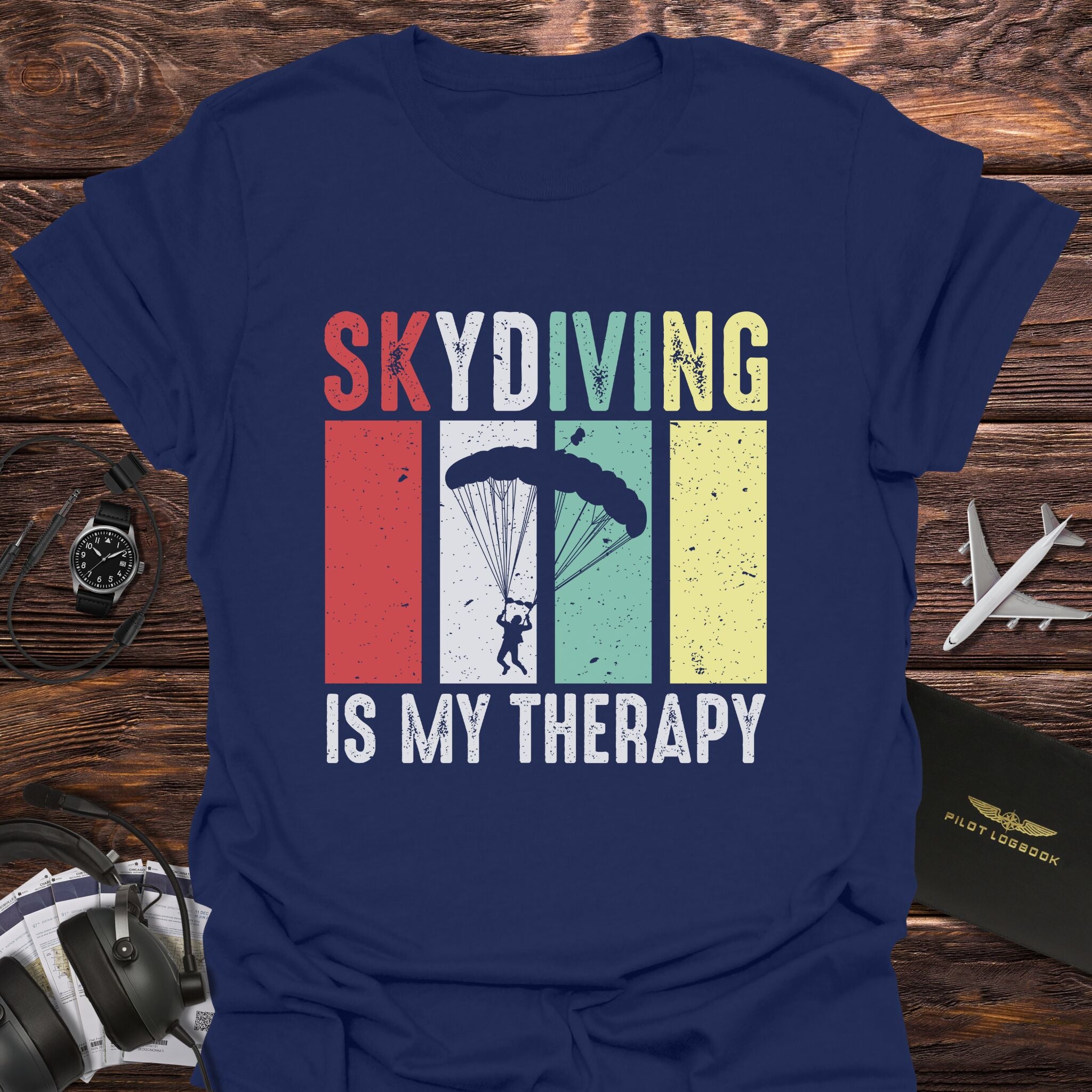 Skydiving Is My Therapy T-Shirt