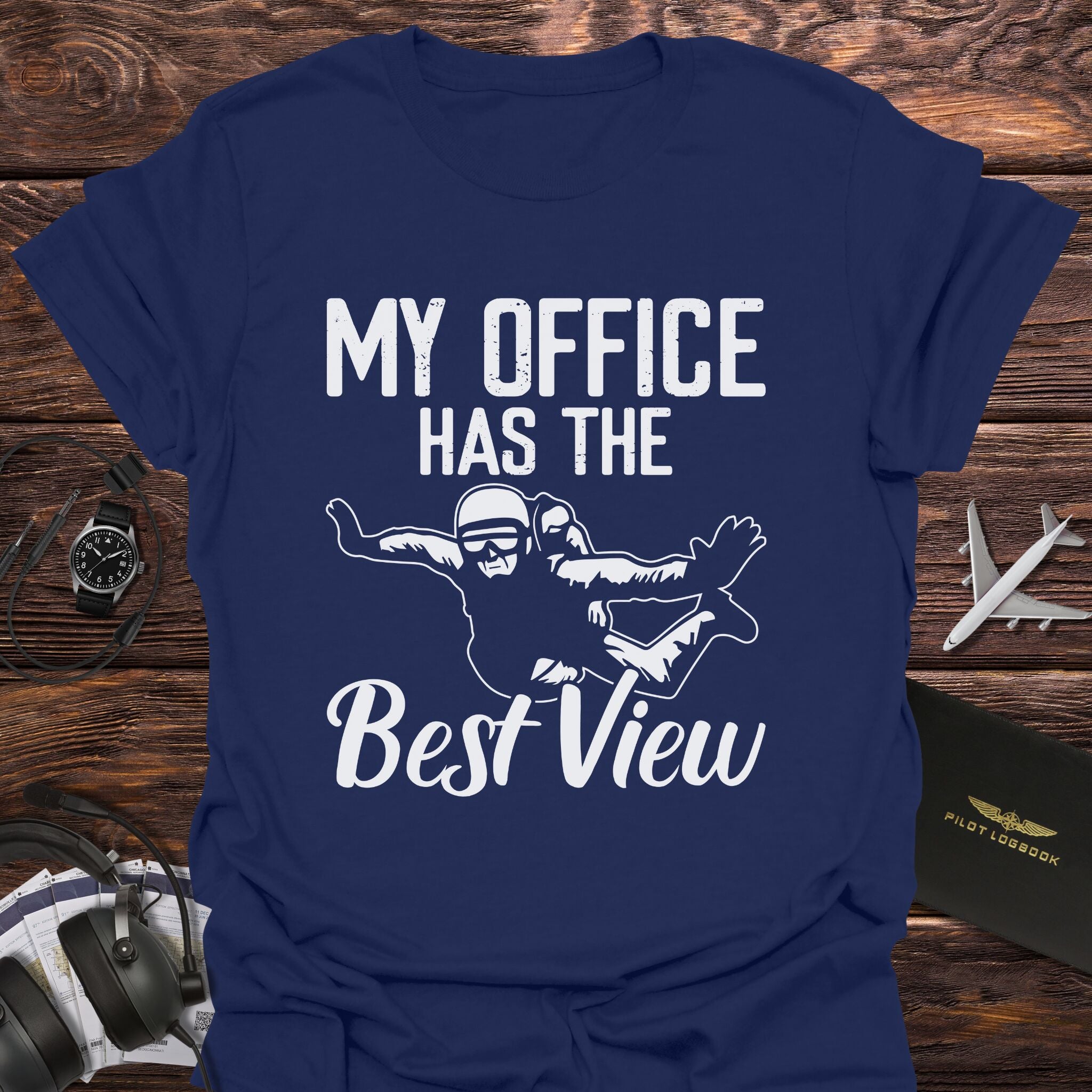 My Office Has the Best View Skydiver T-Shirt