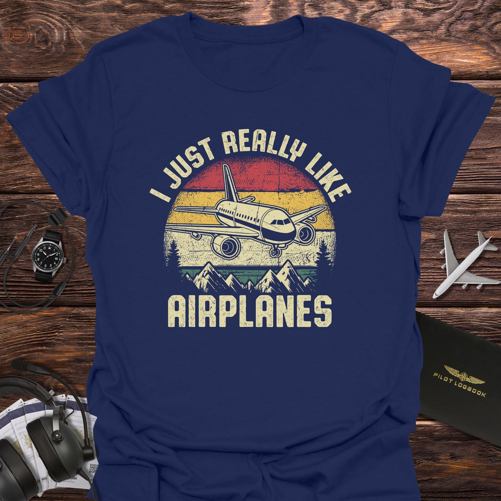 I Just Really Like Airplanes T-Shirt