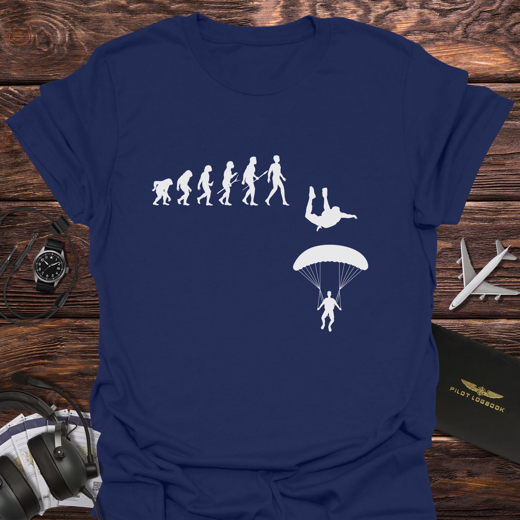Skydiving Evolution T-Shirt