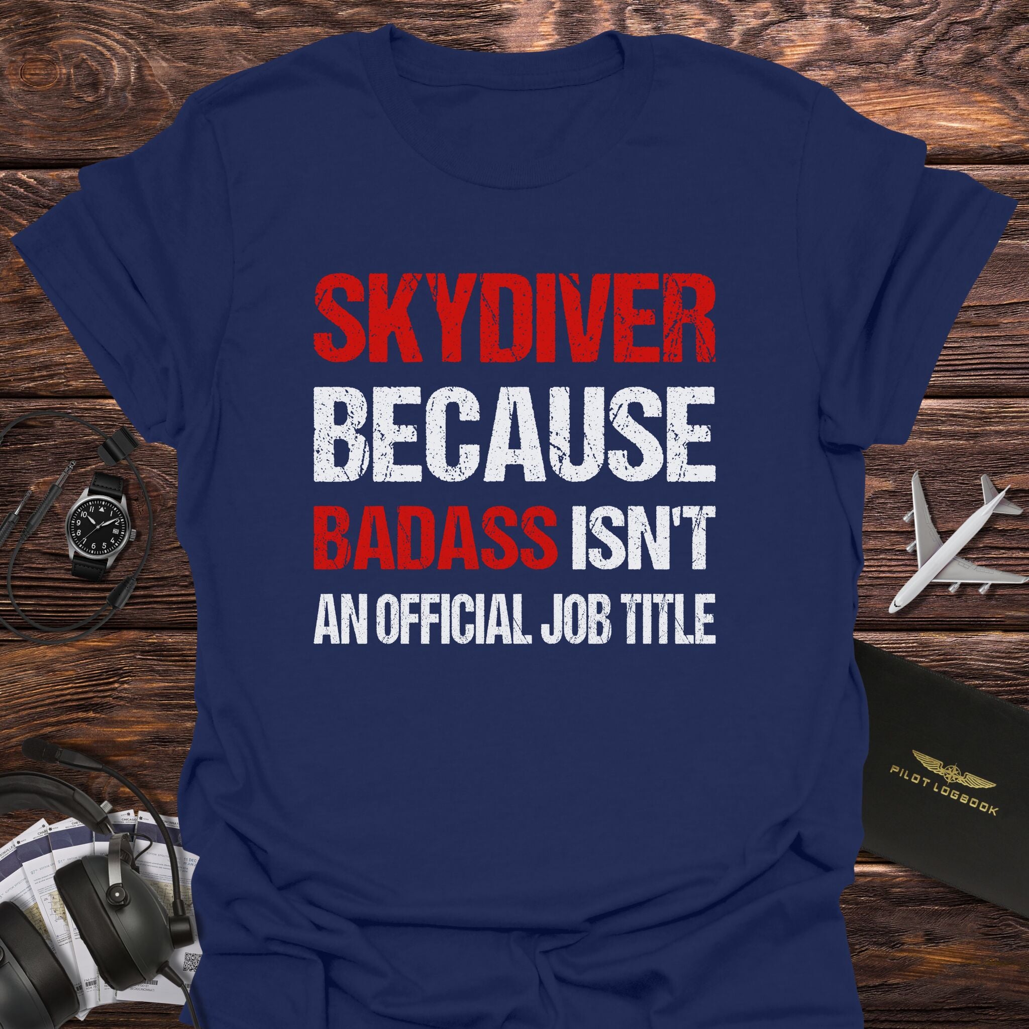 Skydiver Job Title T-Shirt