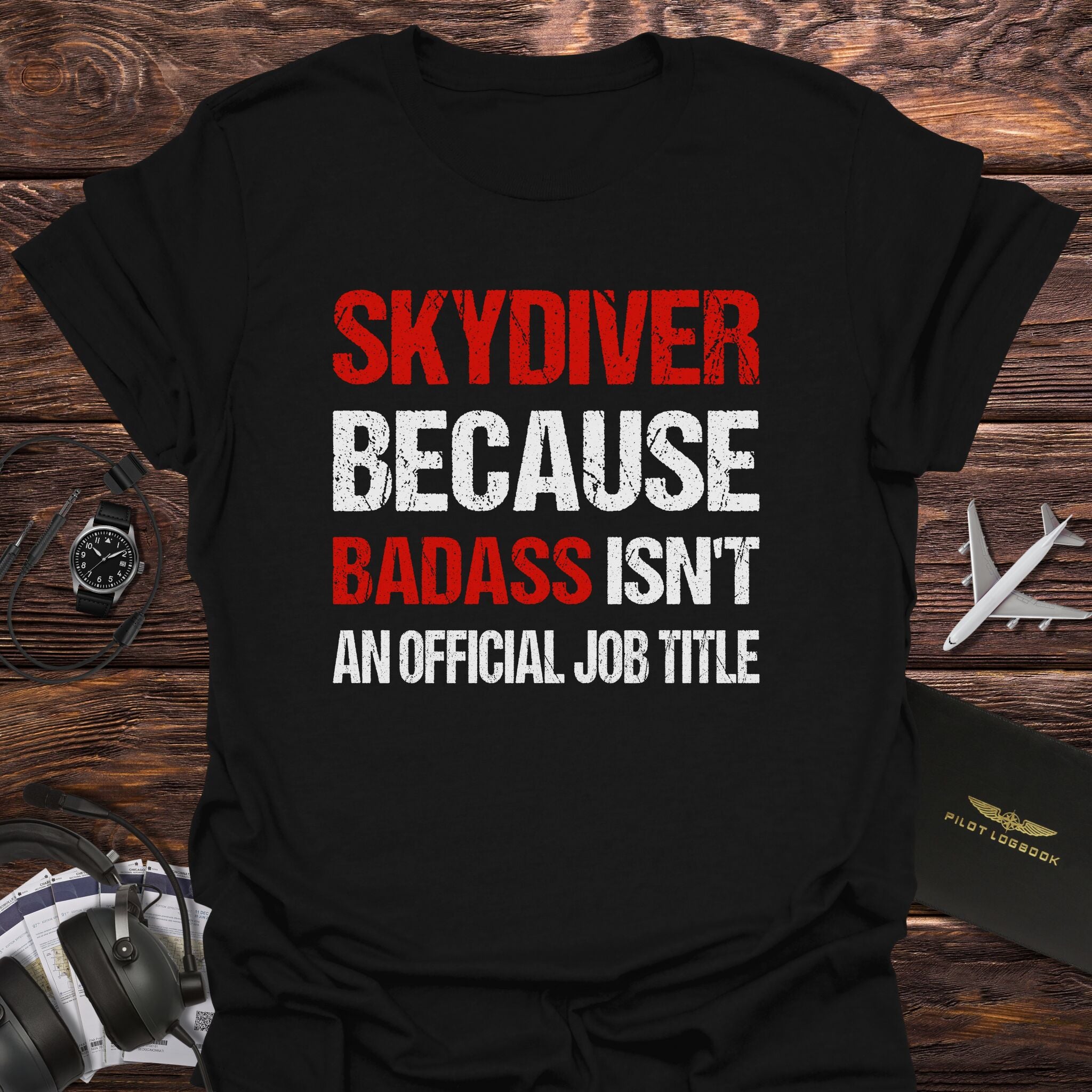 Skydiver Job Title T-Shirt
