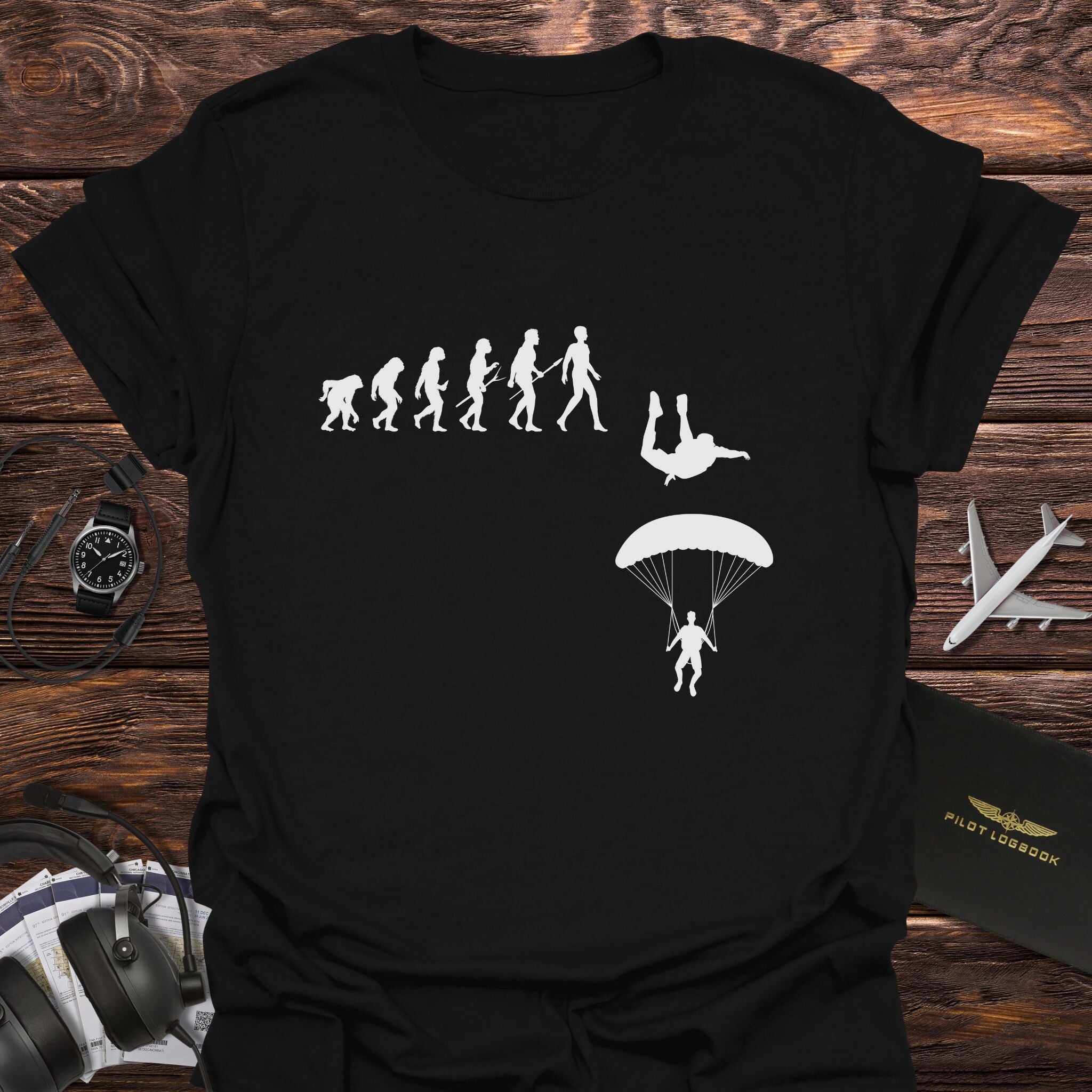 Skydiving Evolution T-Shirt