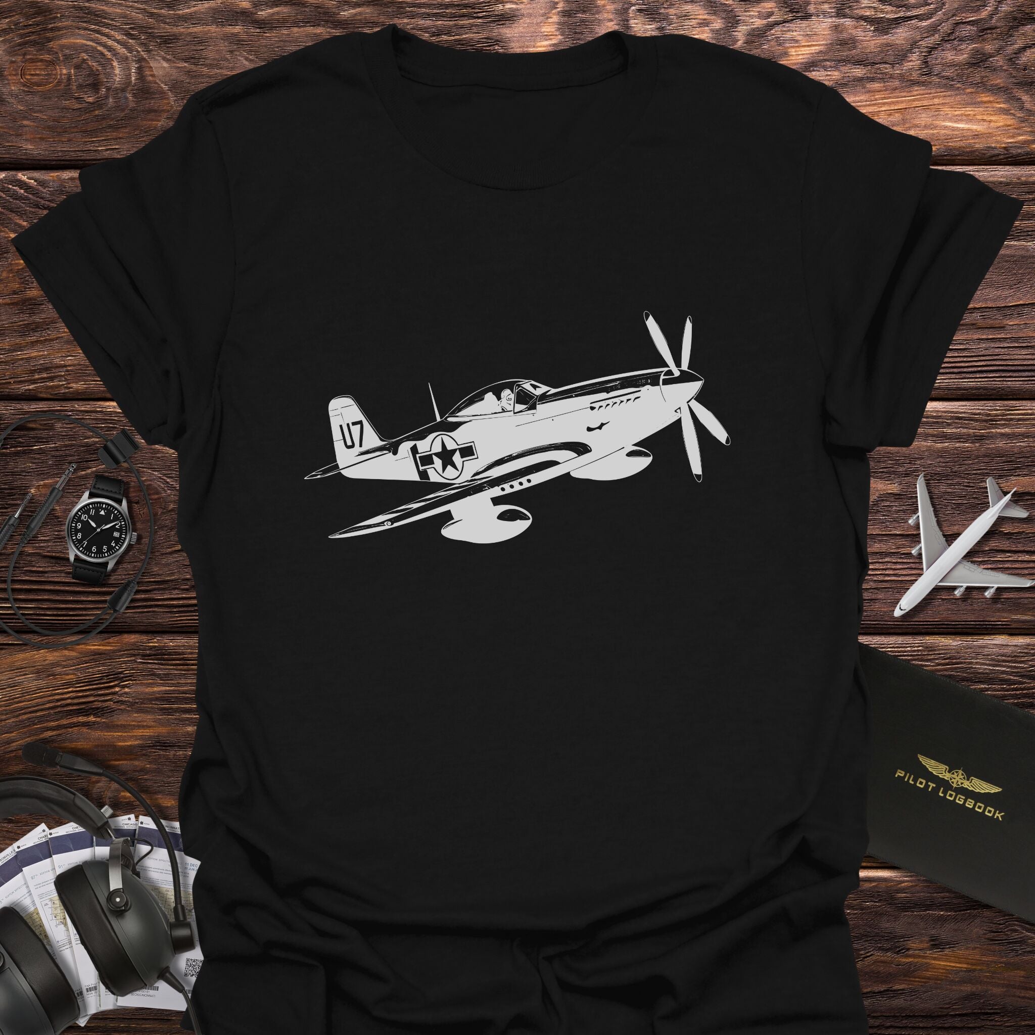 P-51 Mustang WWII Fighter T-Shirt