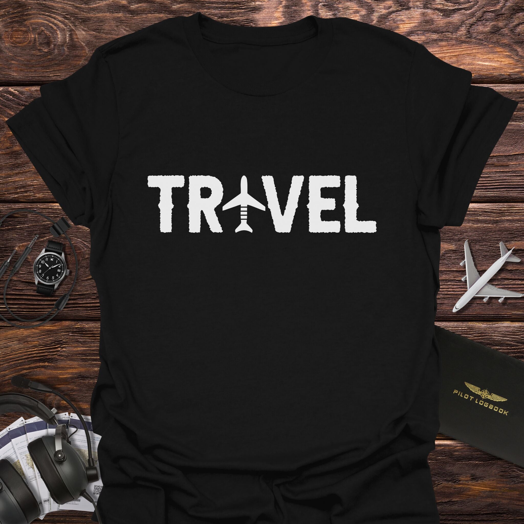 Travel Airplane Letter T-Shirt