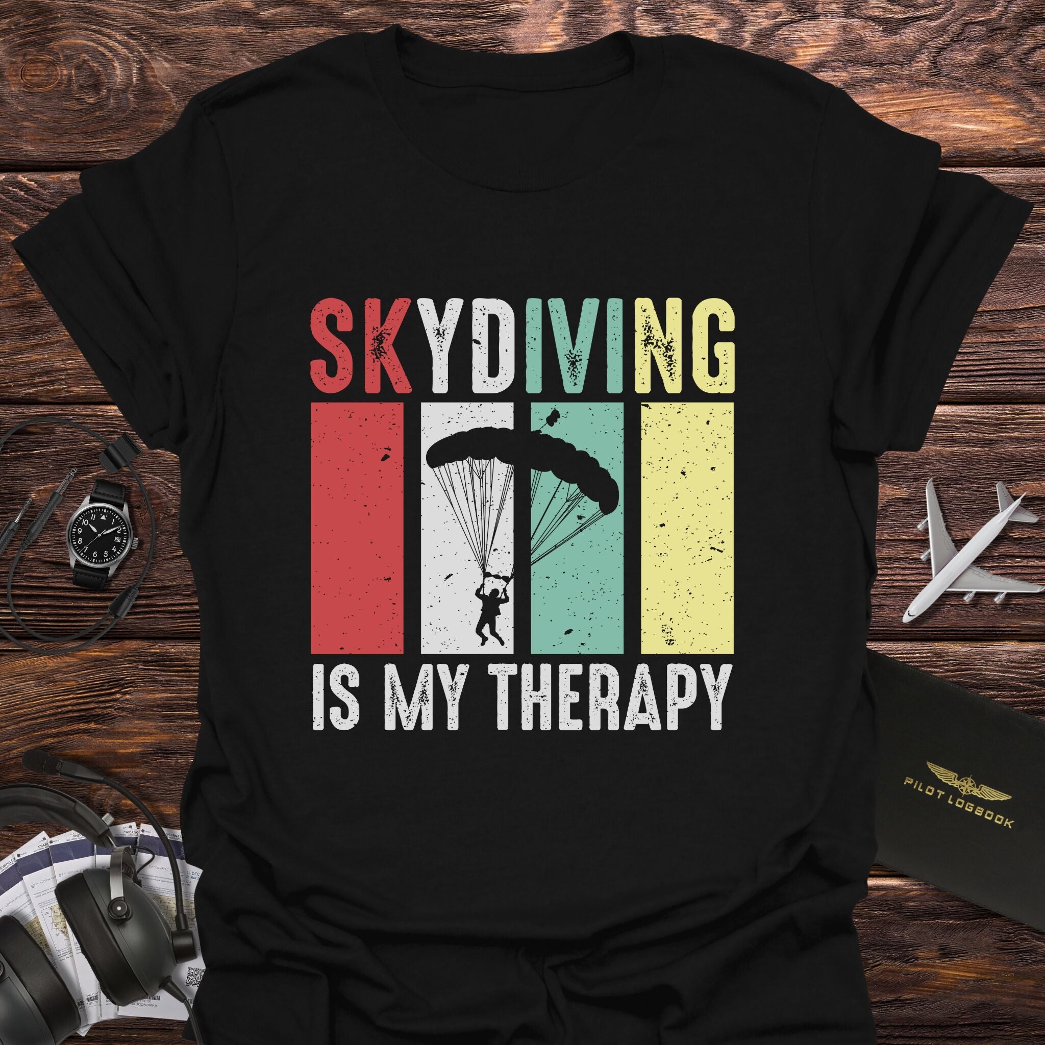 Skydiving Is My Therapy T-Shirt