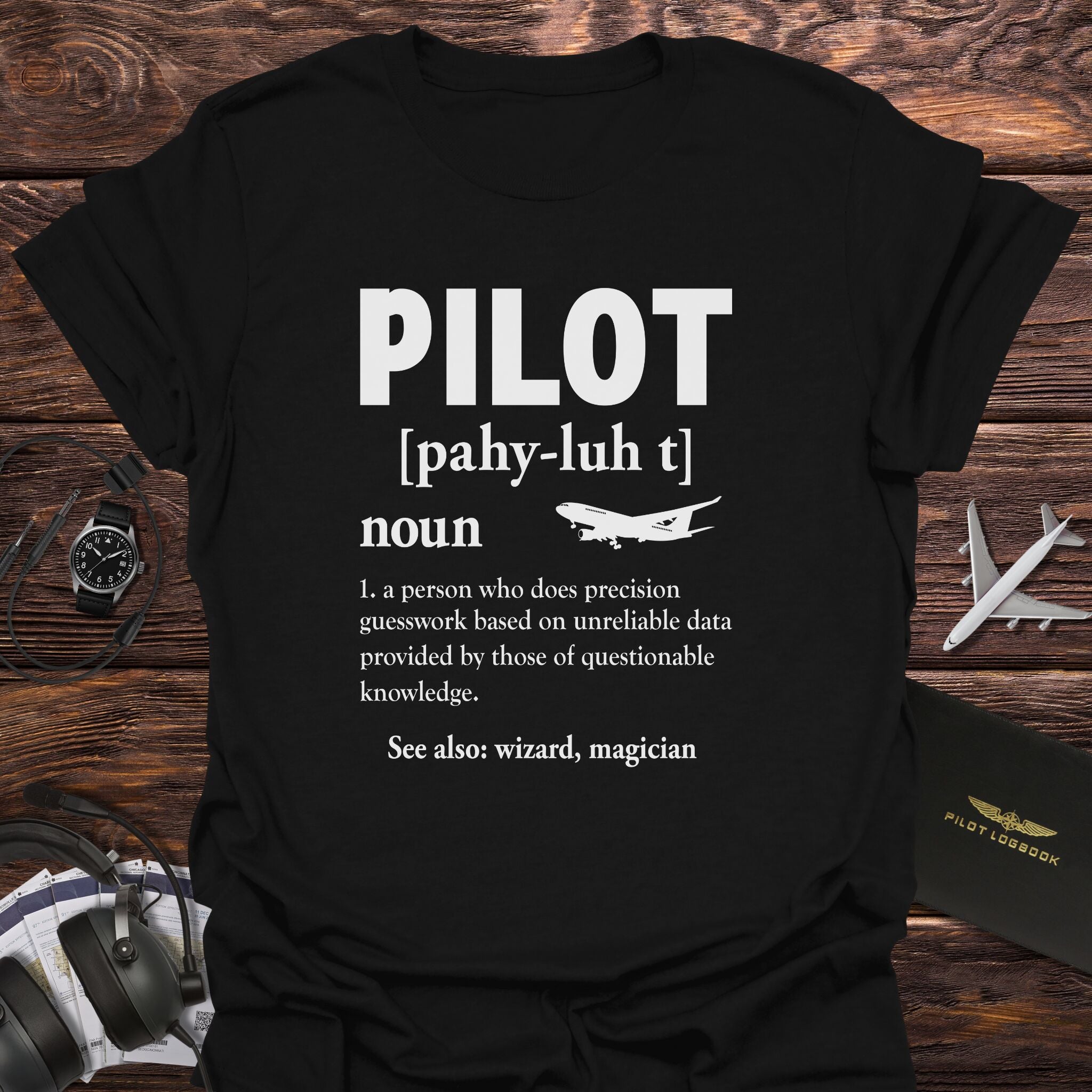 Pilot Noun Definition T-Shirt
