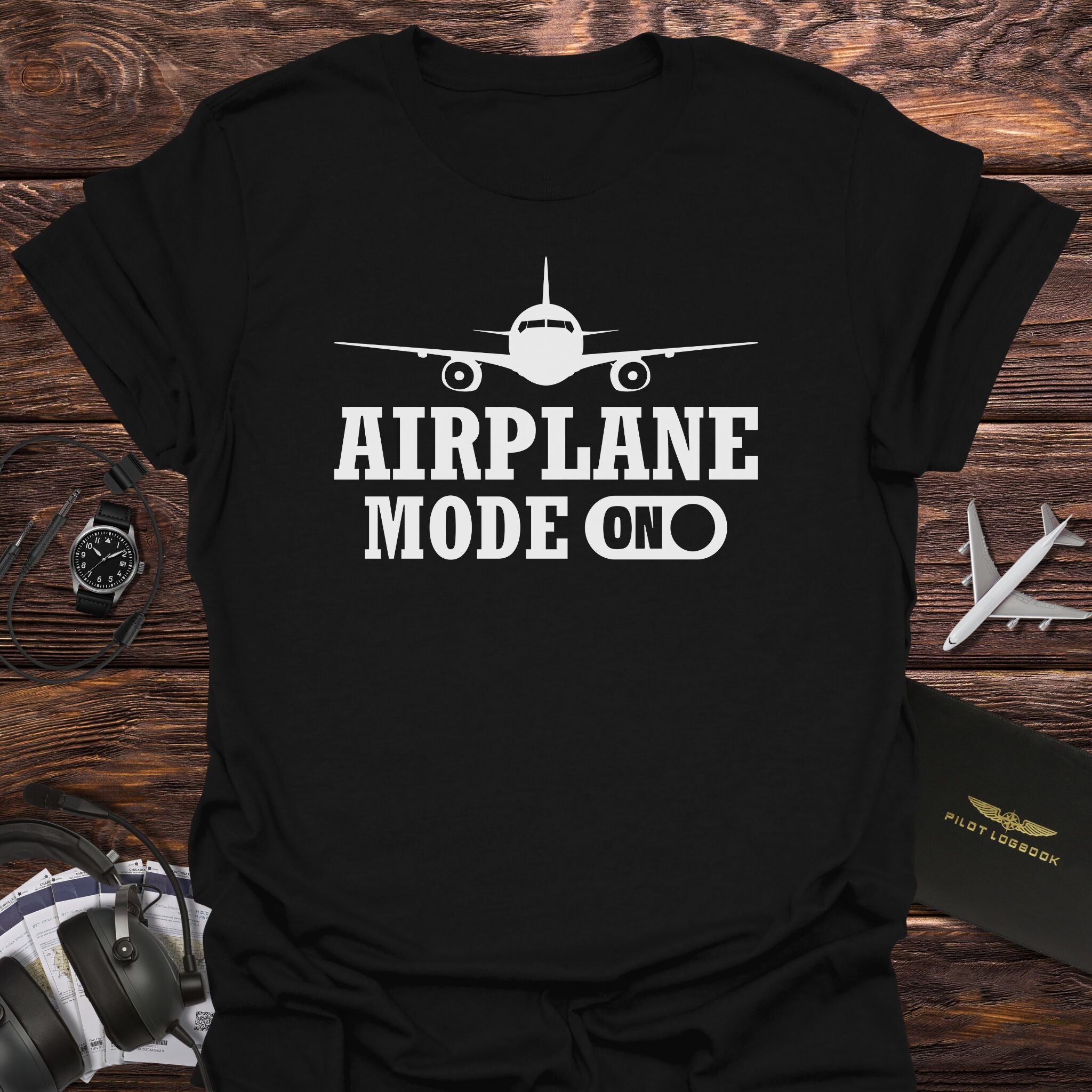Airplane Mode On T-Shirt