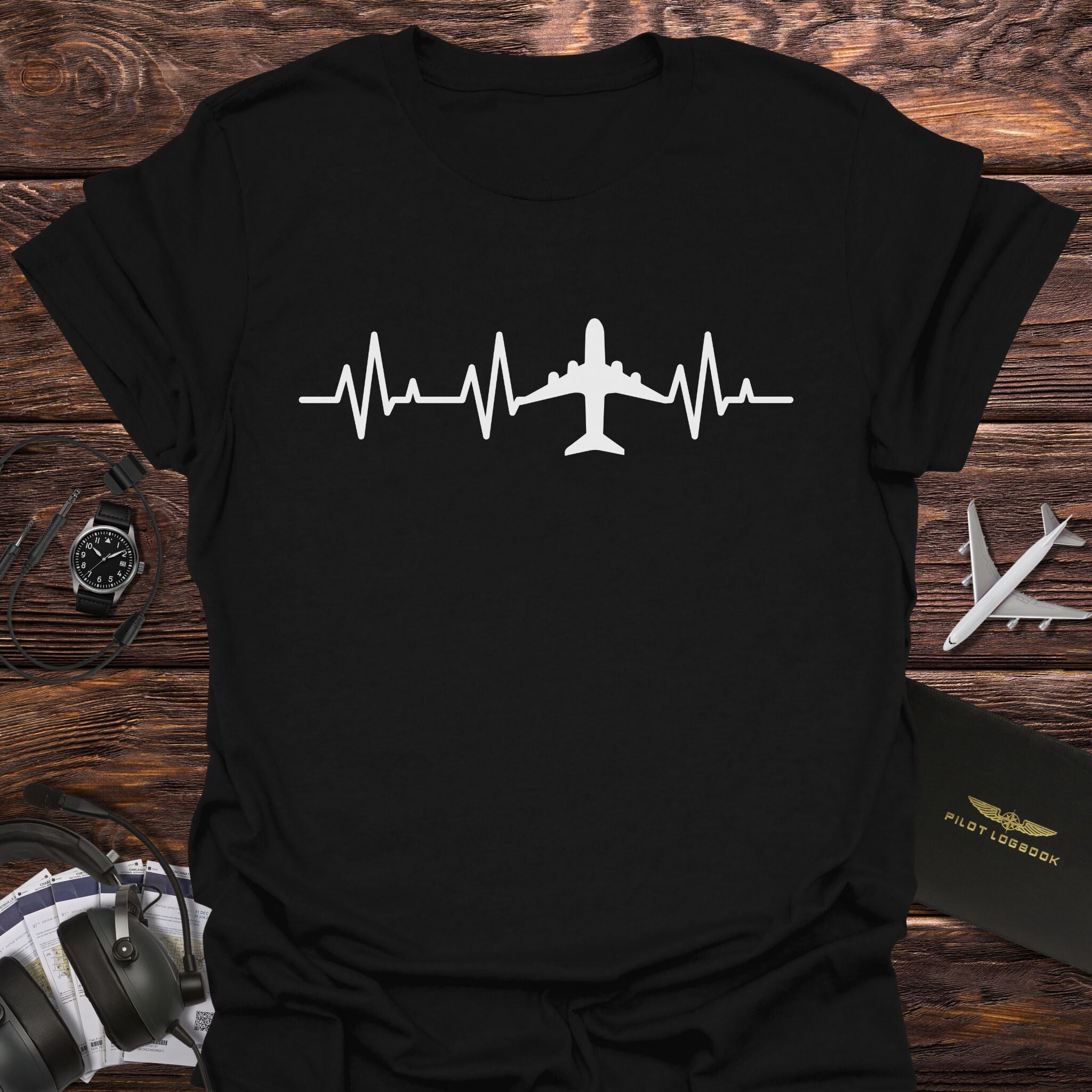 Airplane Heartline T-Shirt