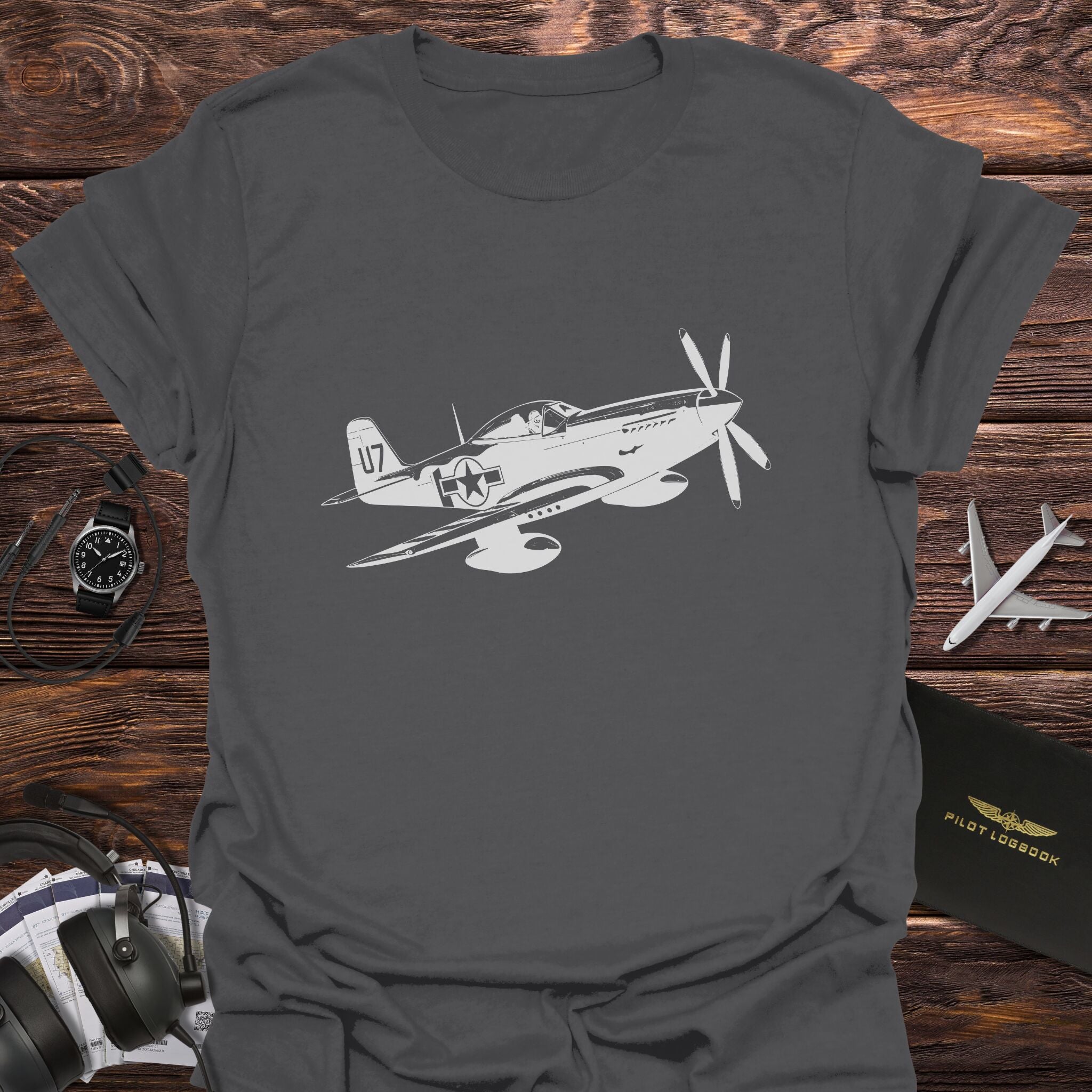 P-51 Mustang WWII Fighter T-Shirt