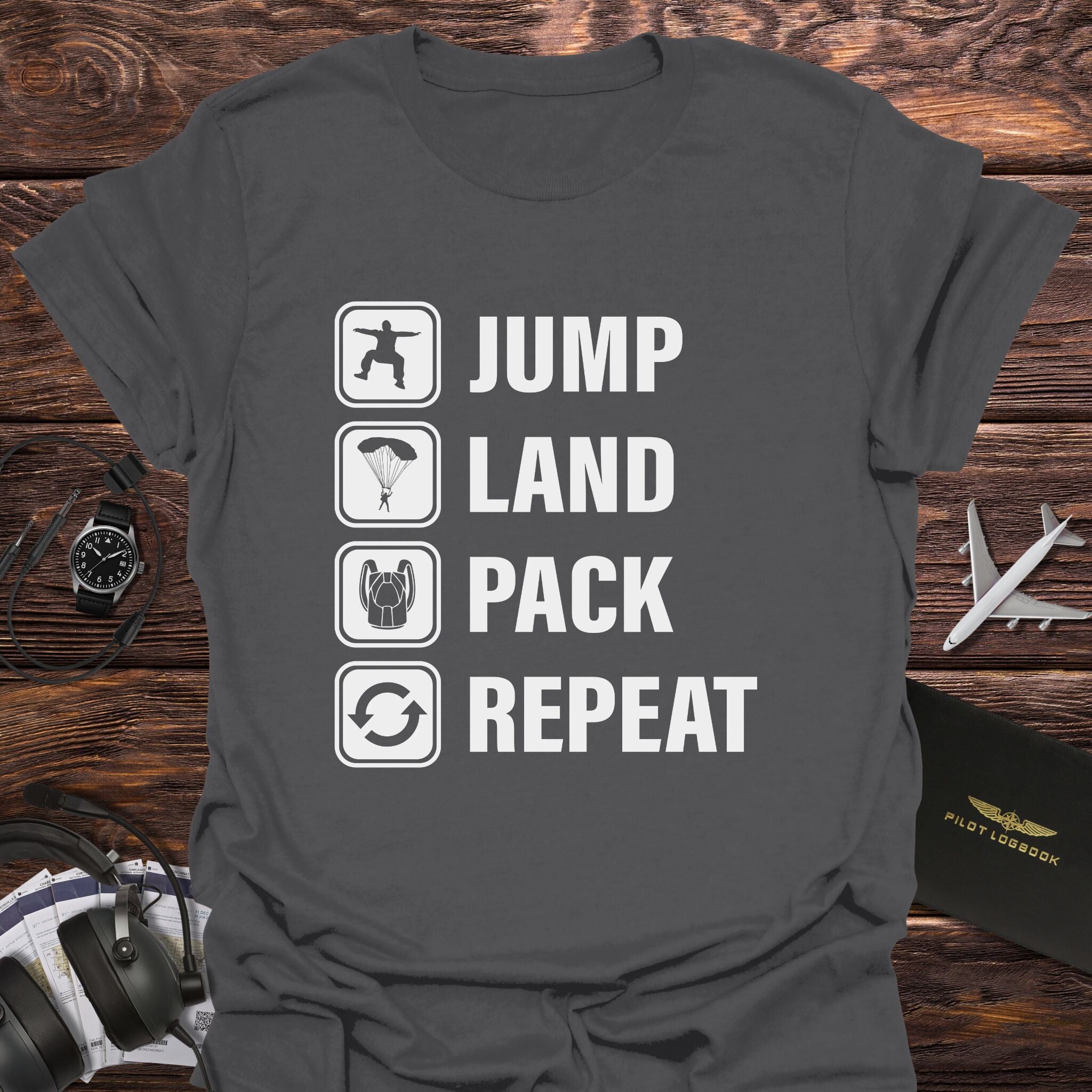 Jump Land Pack Repeat T-Shirt
