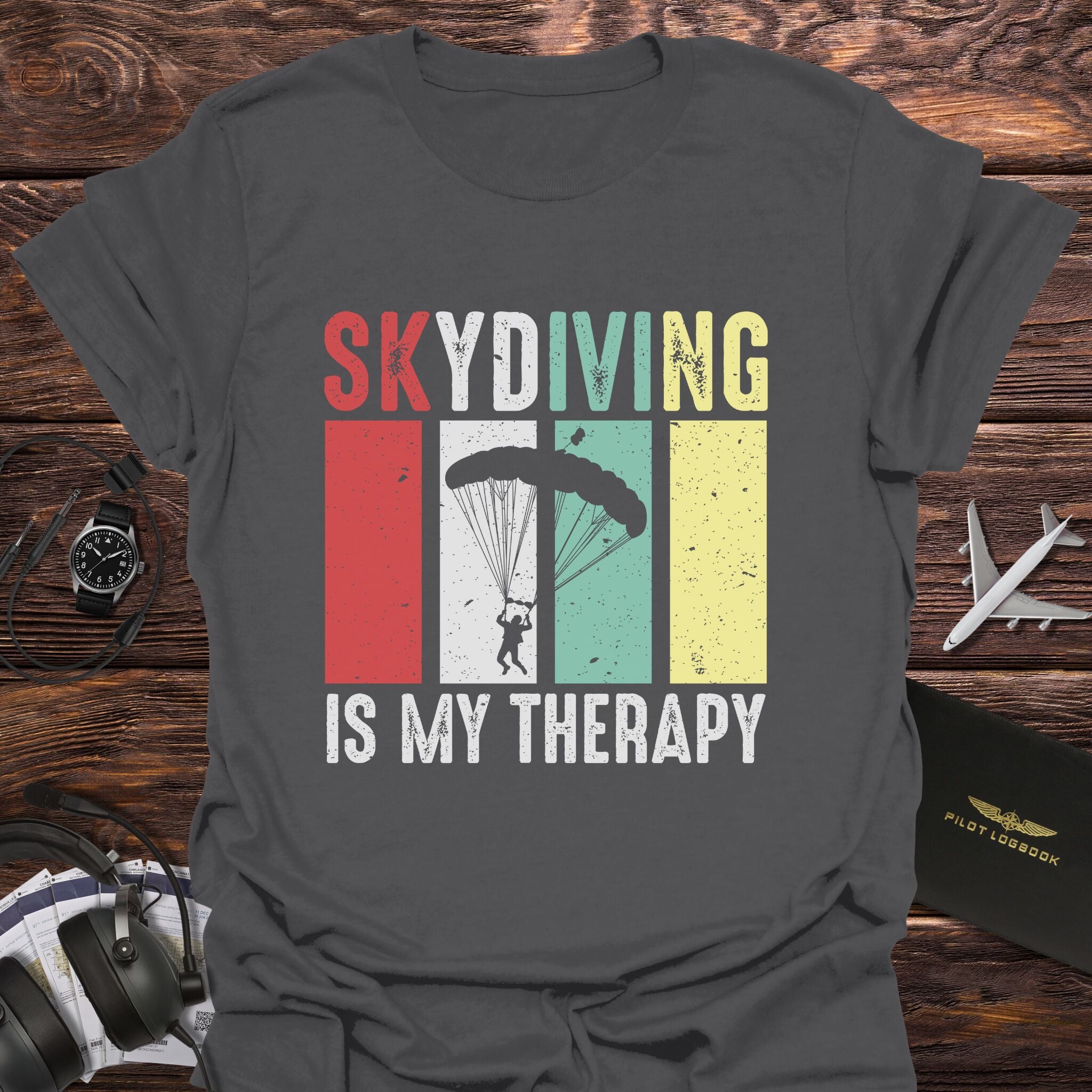 Skydiving Is My Therapy T-Shirt
