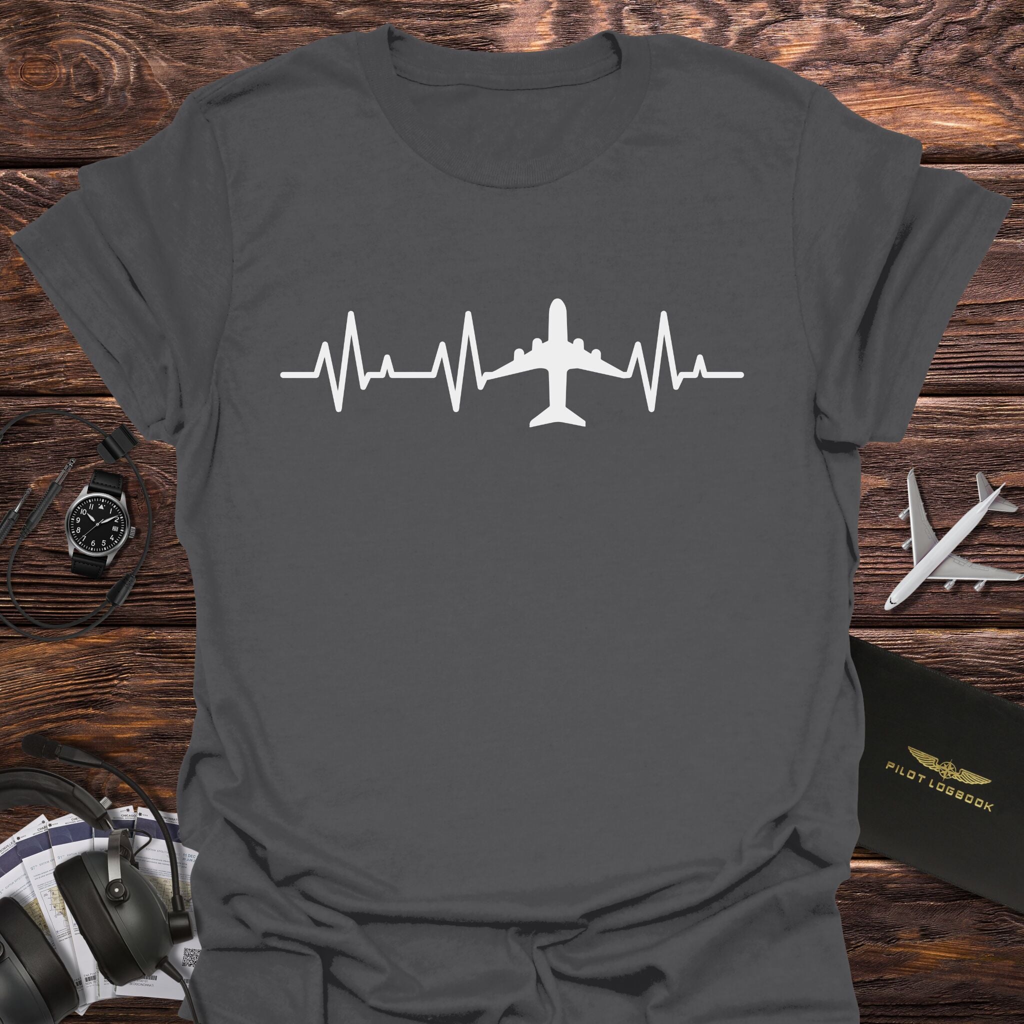 Airplane Heartline T-Shirt