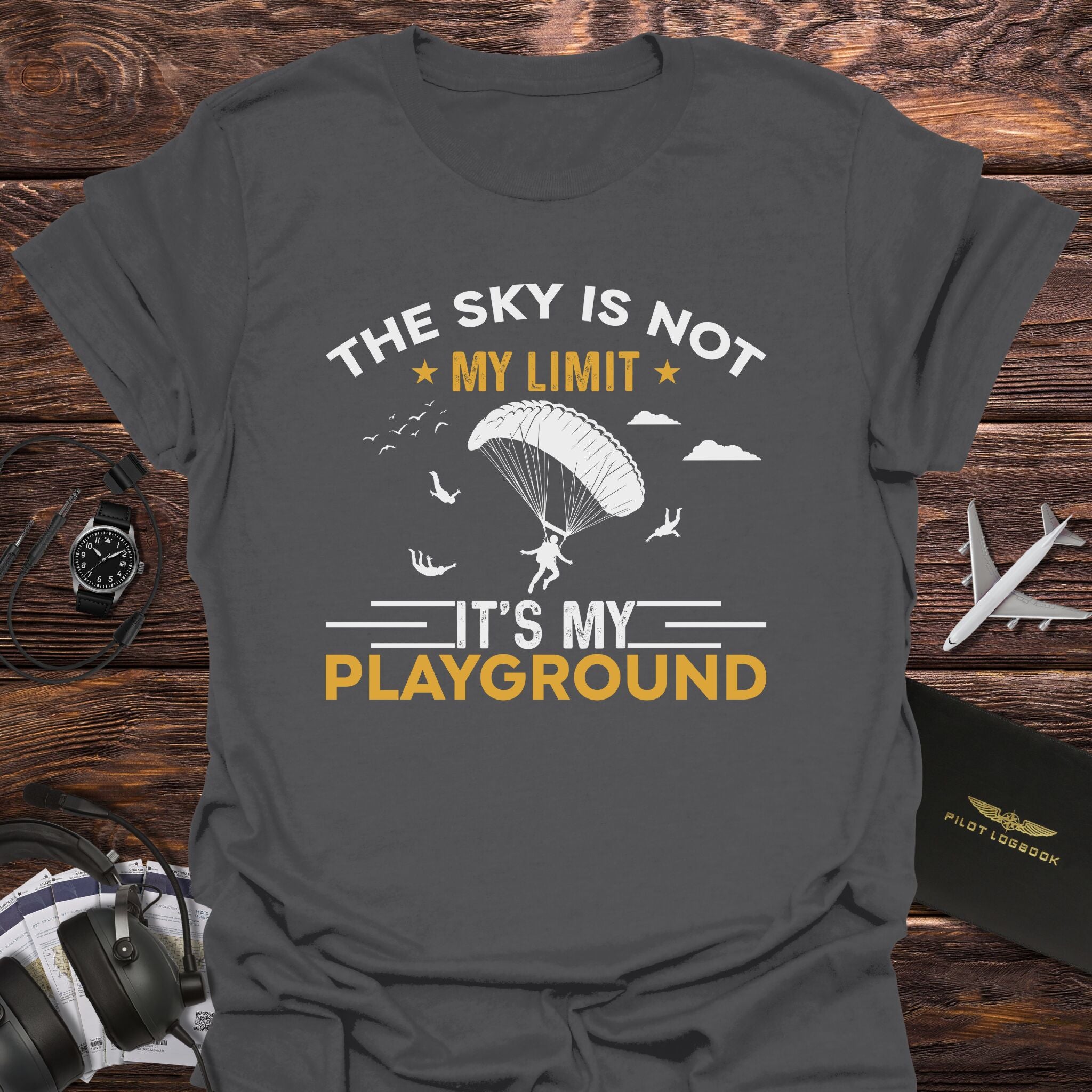 The Sky Is My Playground Skydiving T-Shirt