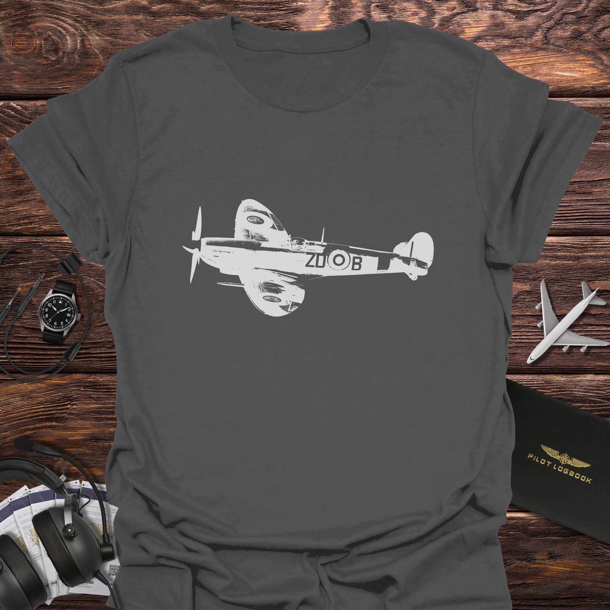 Supermarine Spitfire WWII Fighter T-Shirt