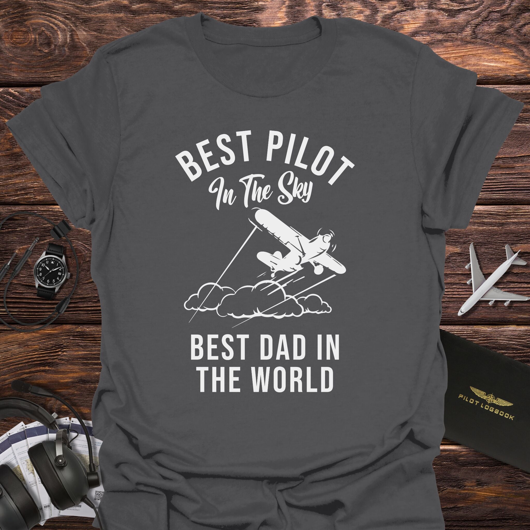 Best Pilot Best Dad T-Shirt