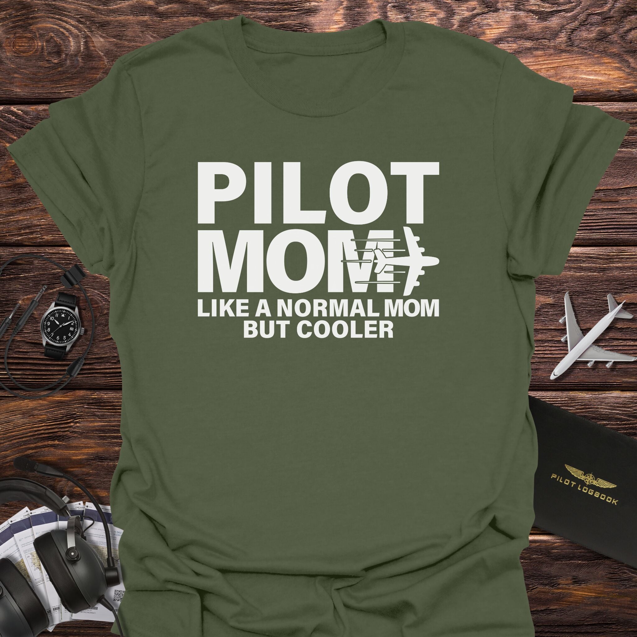 Cool Pilot Mom T-Shirt