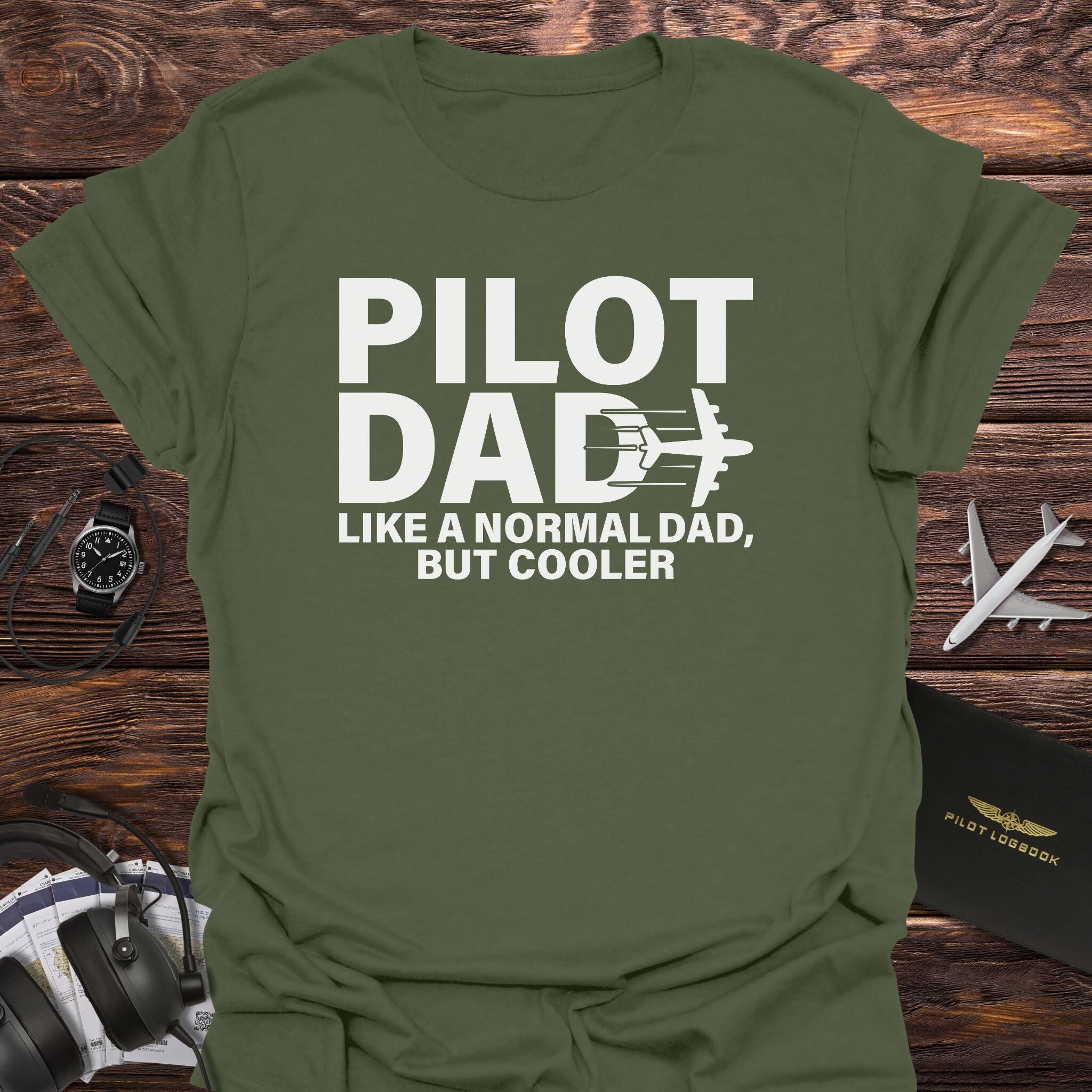 Cool Pilot Dad T-Shirt