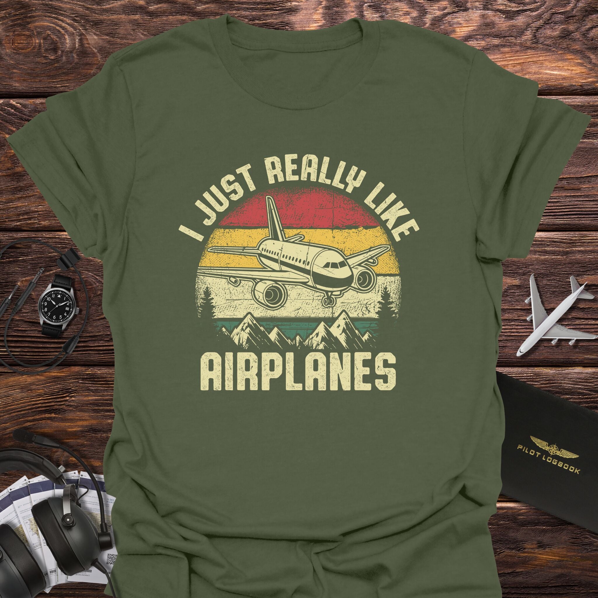 I Just Really Like Airplanes T-Shirt
