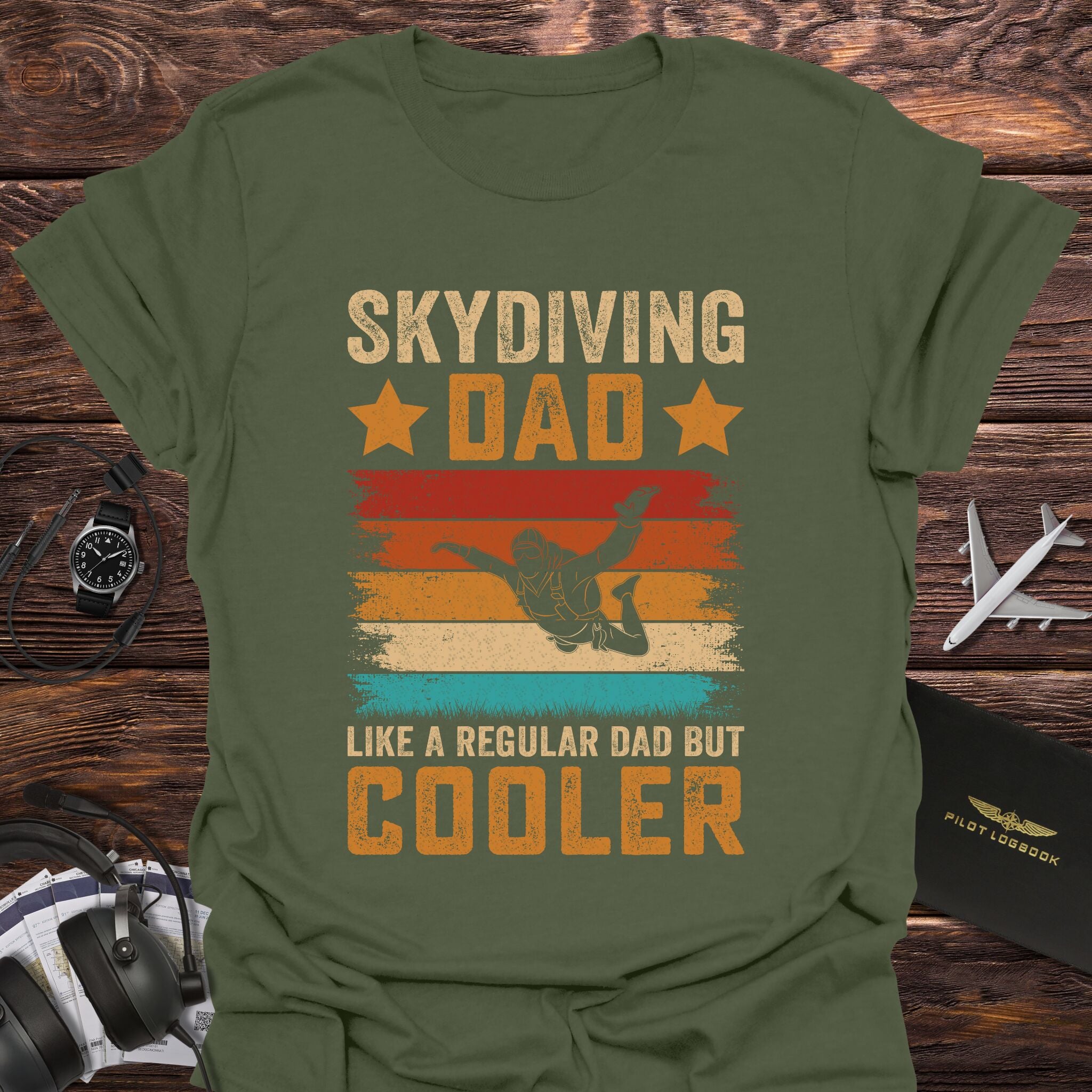 Skydiving Dad Is Cooler T-Shirt