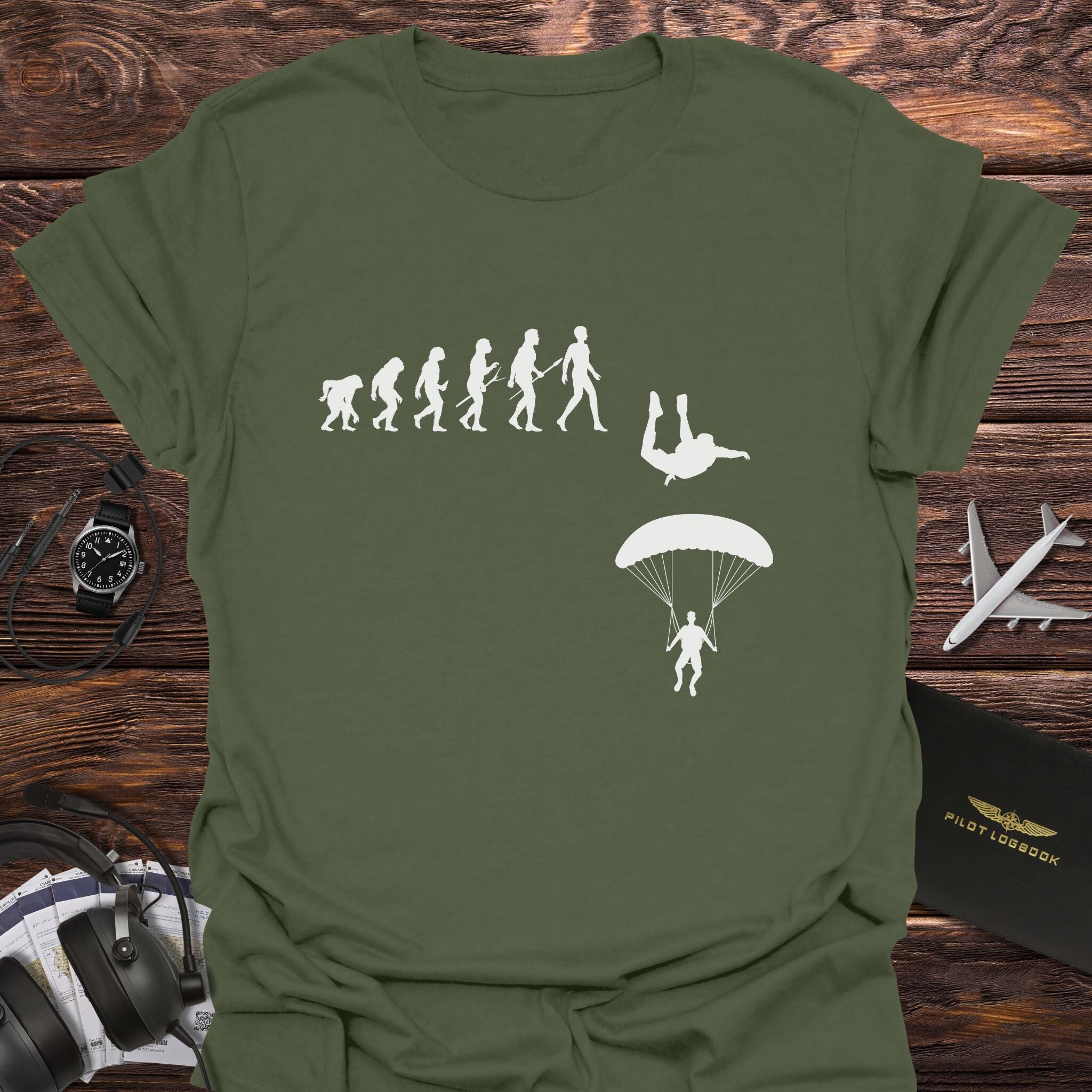 Skydiving Evolution T-Shirt