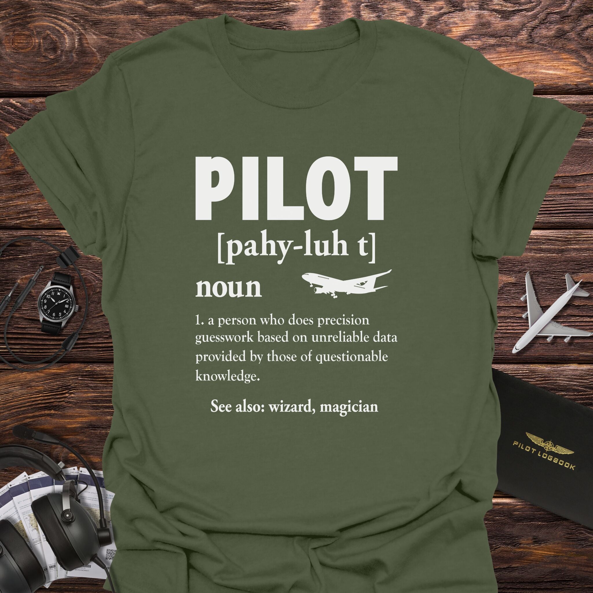 Pilot Noun Definition T-Shirt