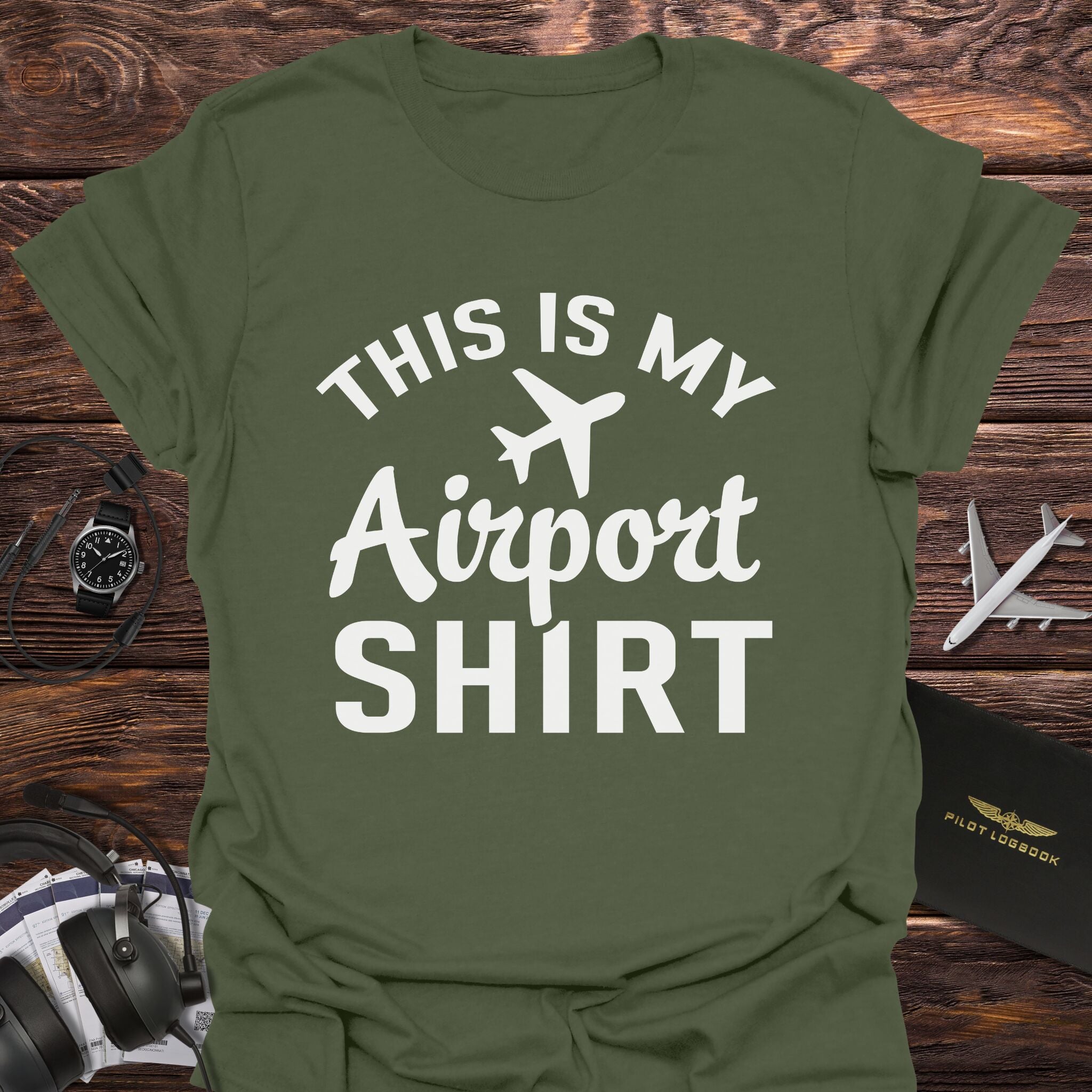 This Is My Airport Shirt T-Shirt