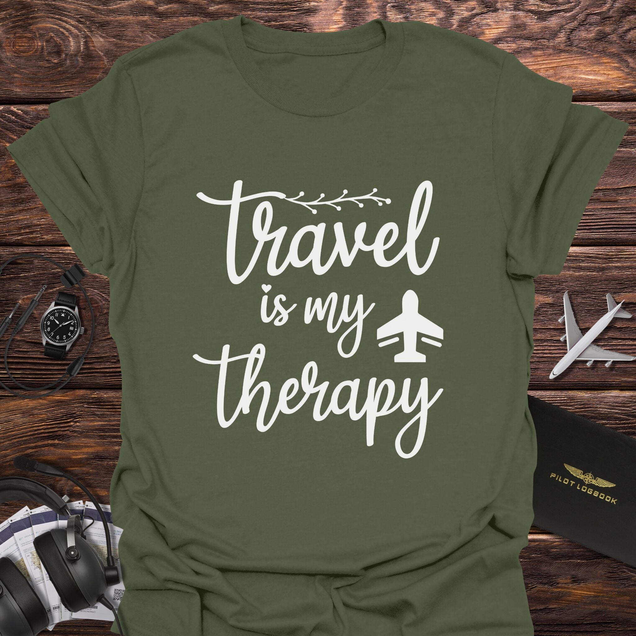 Travel Is My Therapy T-Shirt