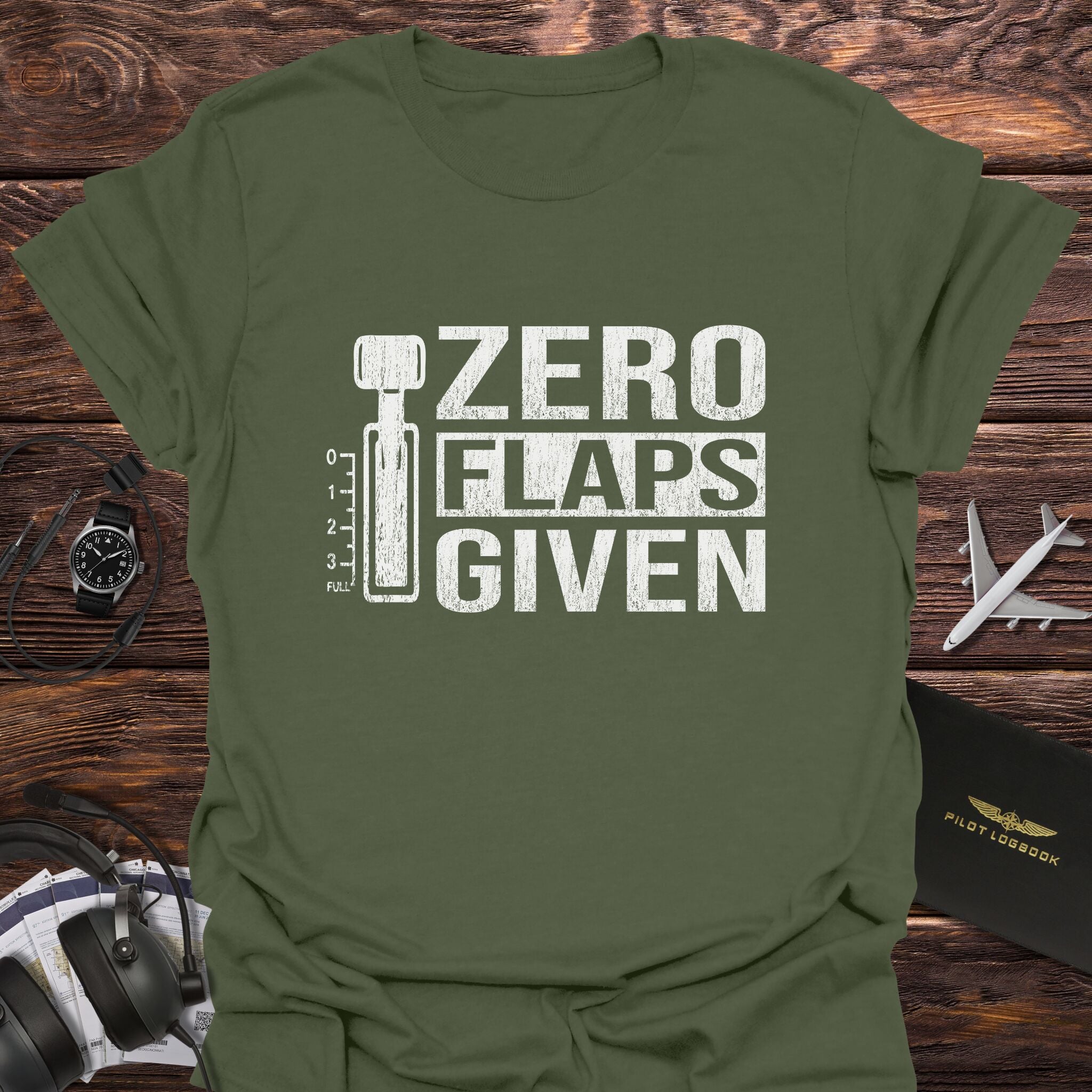 Zero Flaps Given T-Shirt