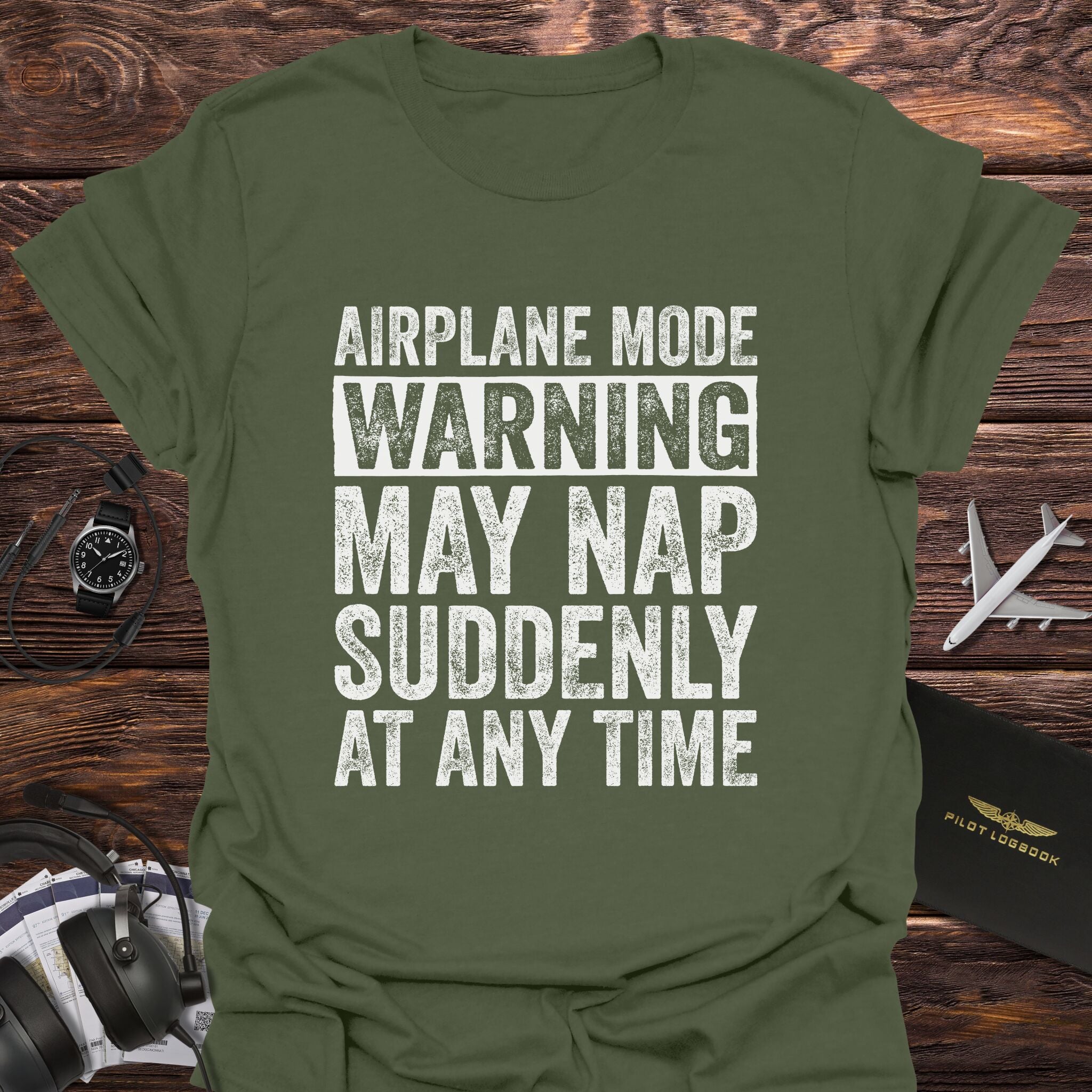 Airplane Mode May Nap Any Time T-Shirt
