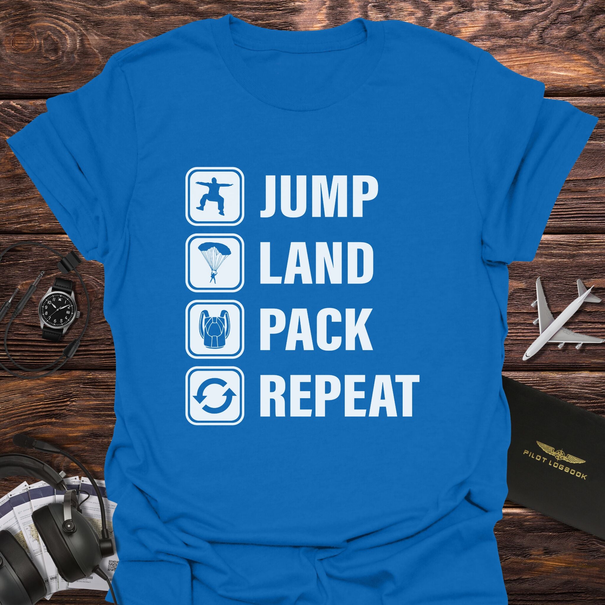 Jump Land Pack Repeat T-Shirt