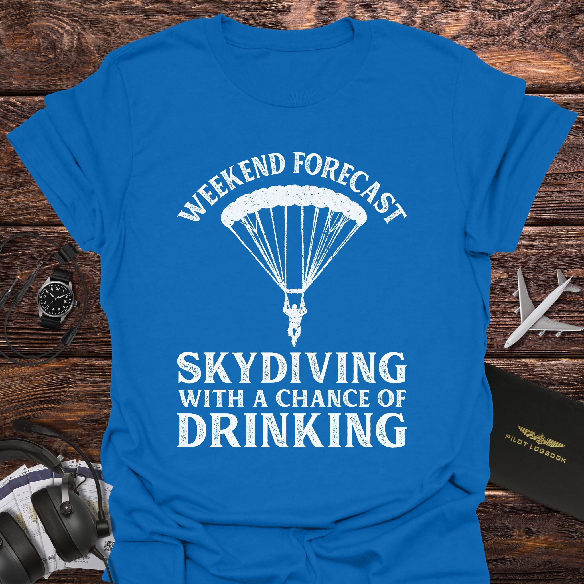 Weekend Forecast Skydiving T-Shirt