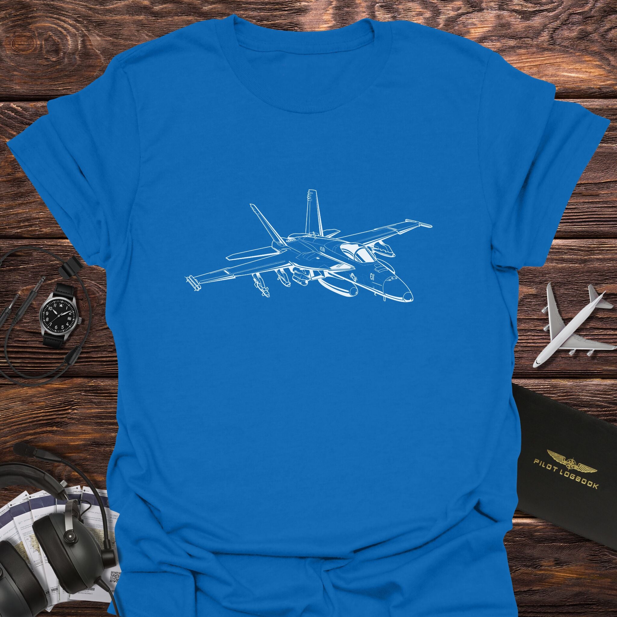 F-A-18F Super Hornet Fighter Jet T-Shirt