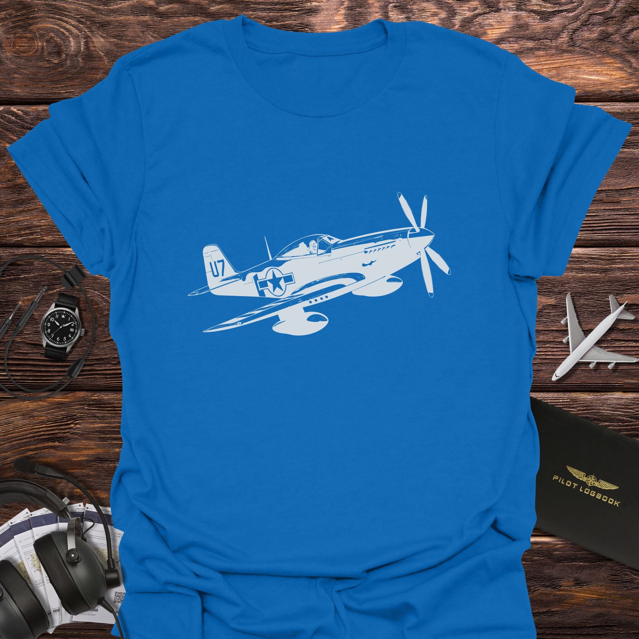 P-51 Mustang WWII Fighter T-Shirt