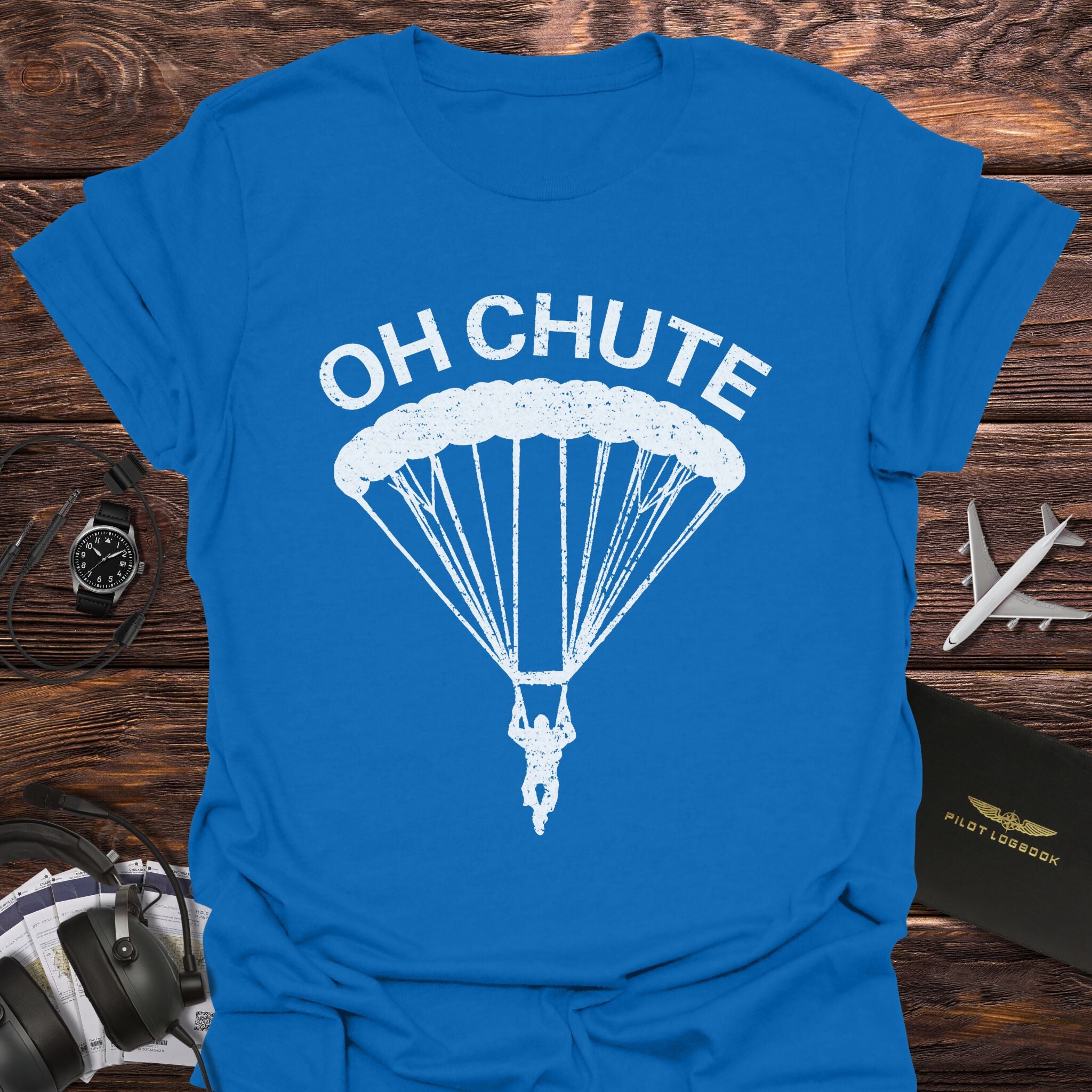 Oh Chute Funny Skydiving T-Shirt