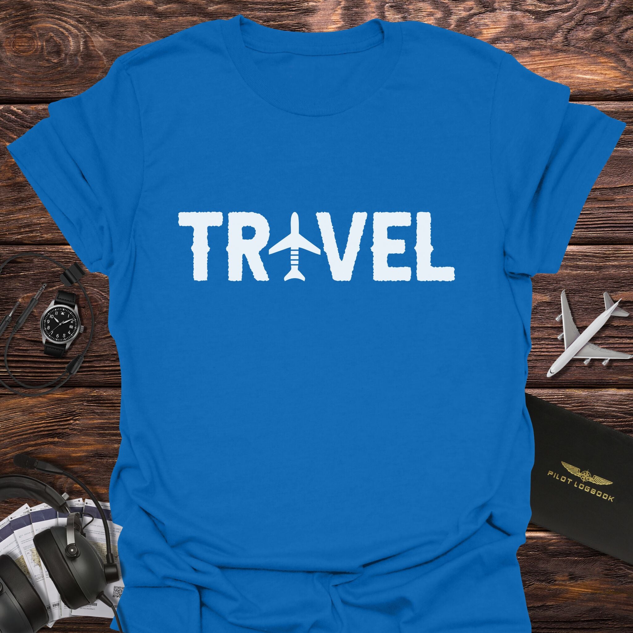 Travel Airplane Letter T-Shirt