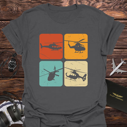 Four Vintage Helicopters T-Shirt