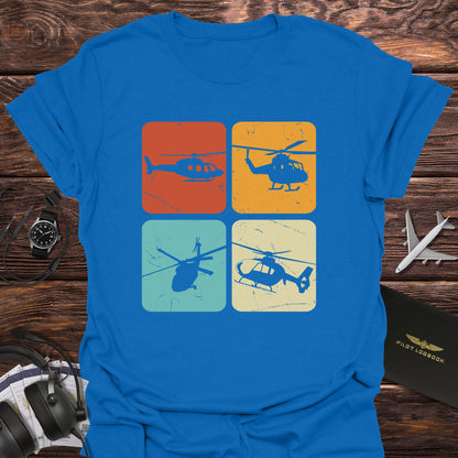 Four Vintage Helicopters T-Shirt