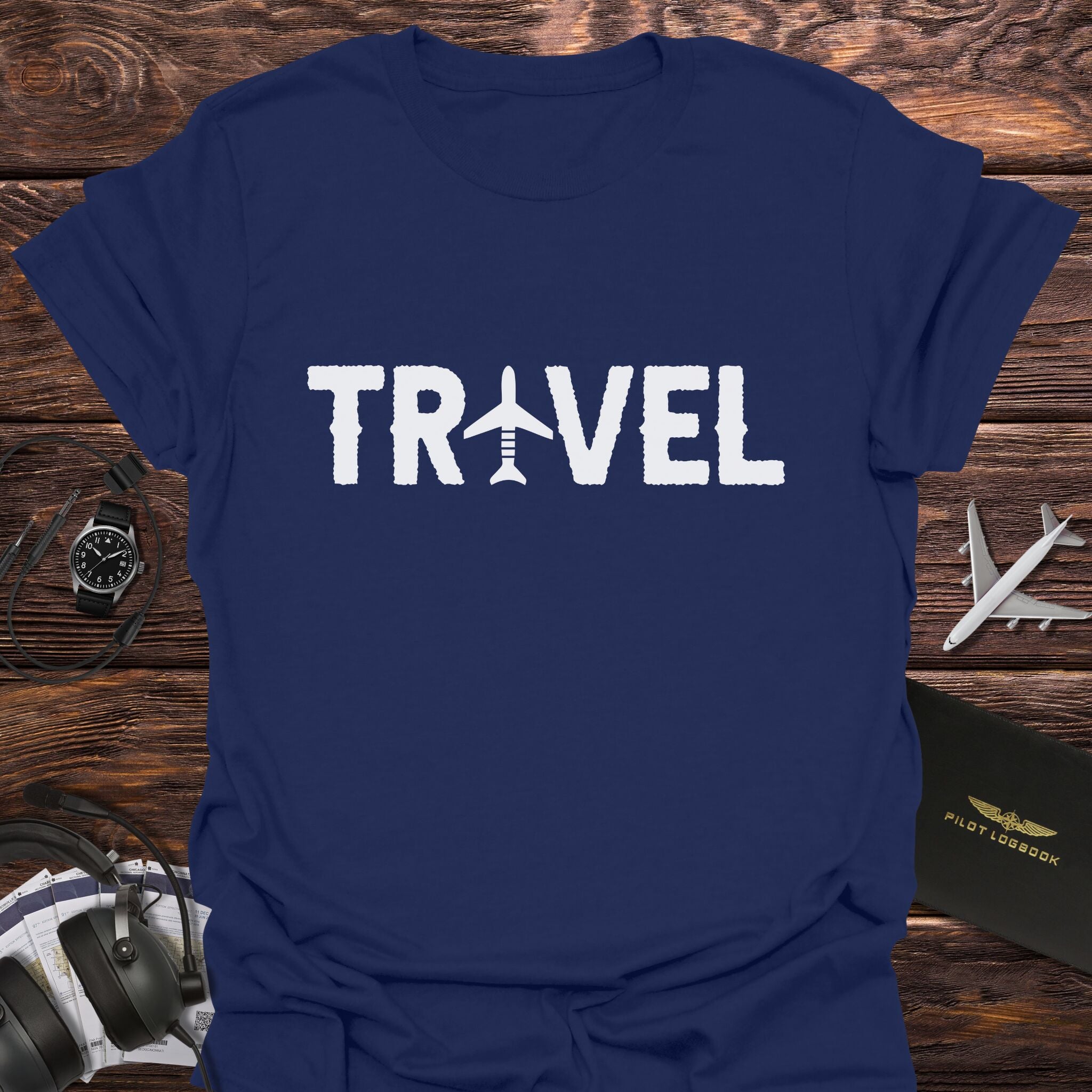 Travel Airplane Letter T-Shirt