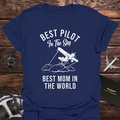 Best Pilot Best Mom T-Shirt