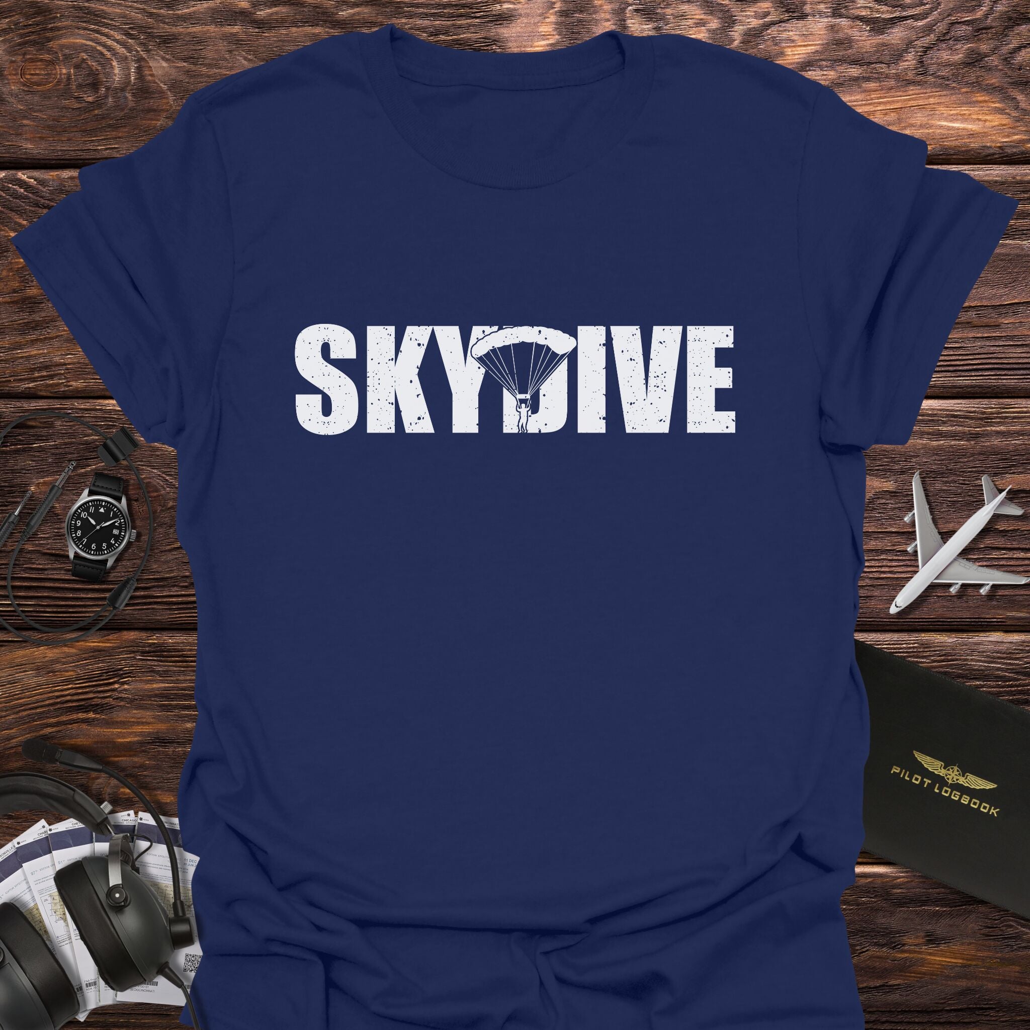 Bold Skydive Parachute T-Shirt