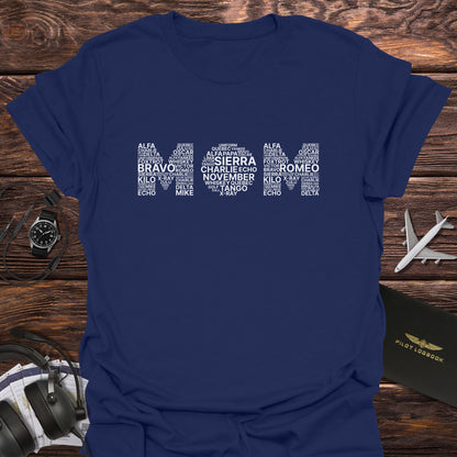 Mom Phonetic Alphabet T-Shirt