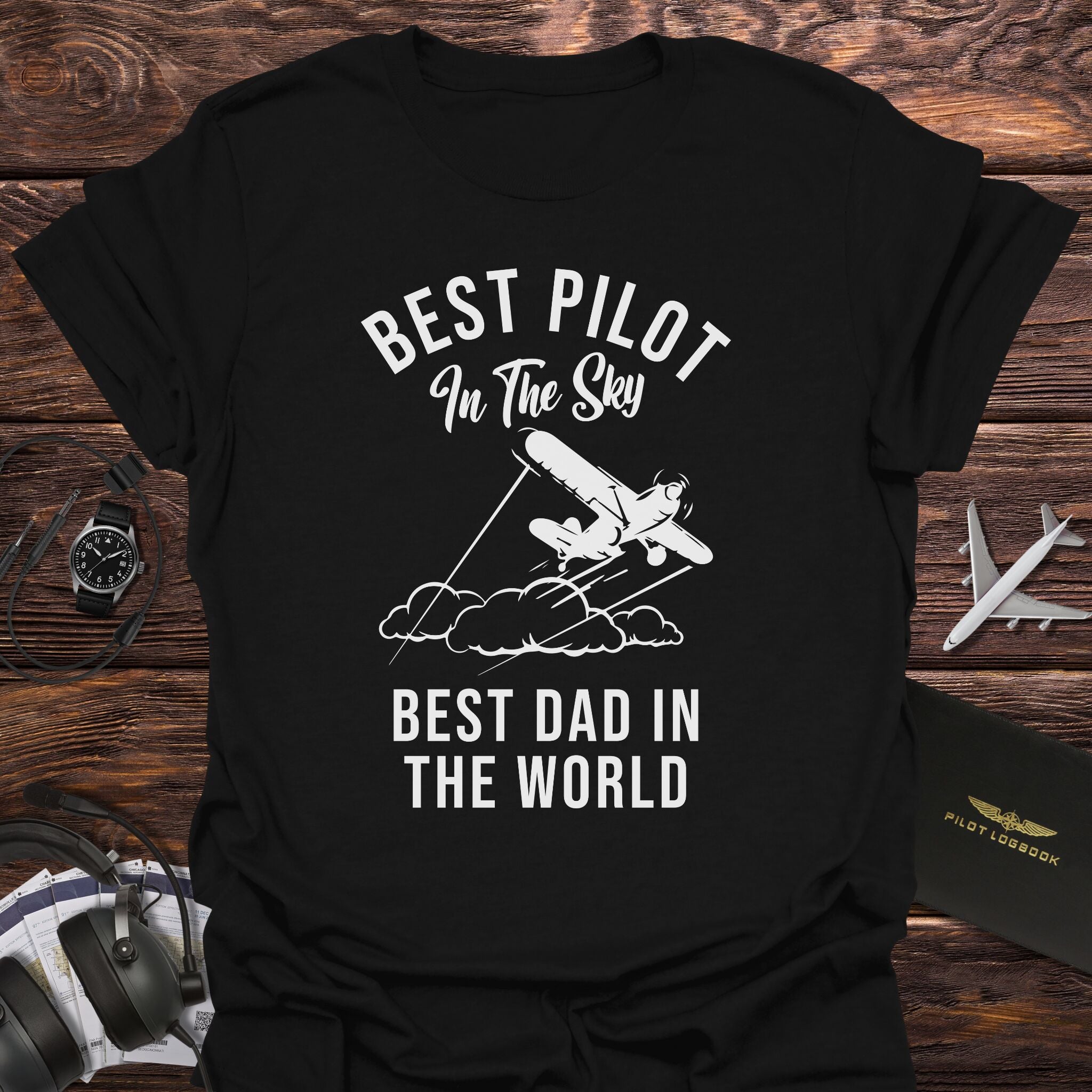Best Pilot Best Dad T-Shirt