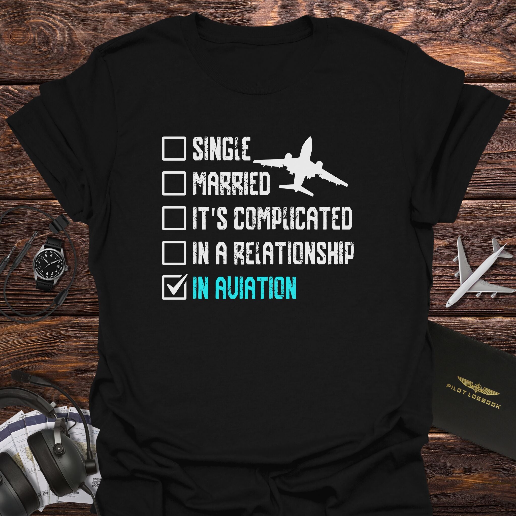 Relationship Status: In Aviation T-Shirt