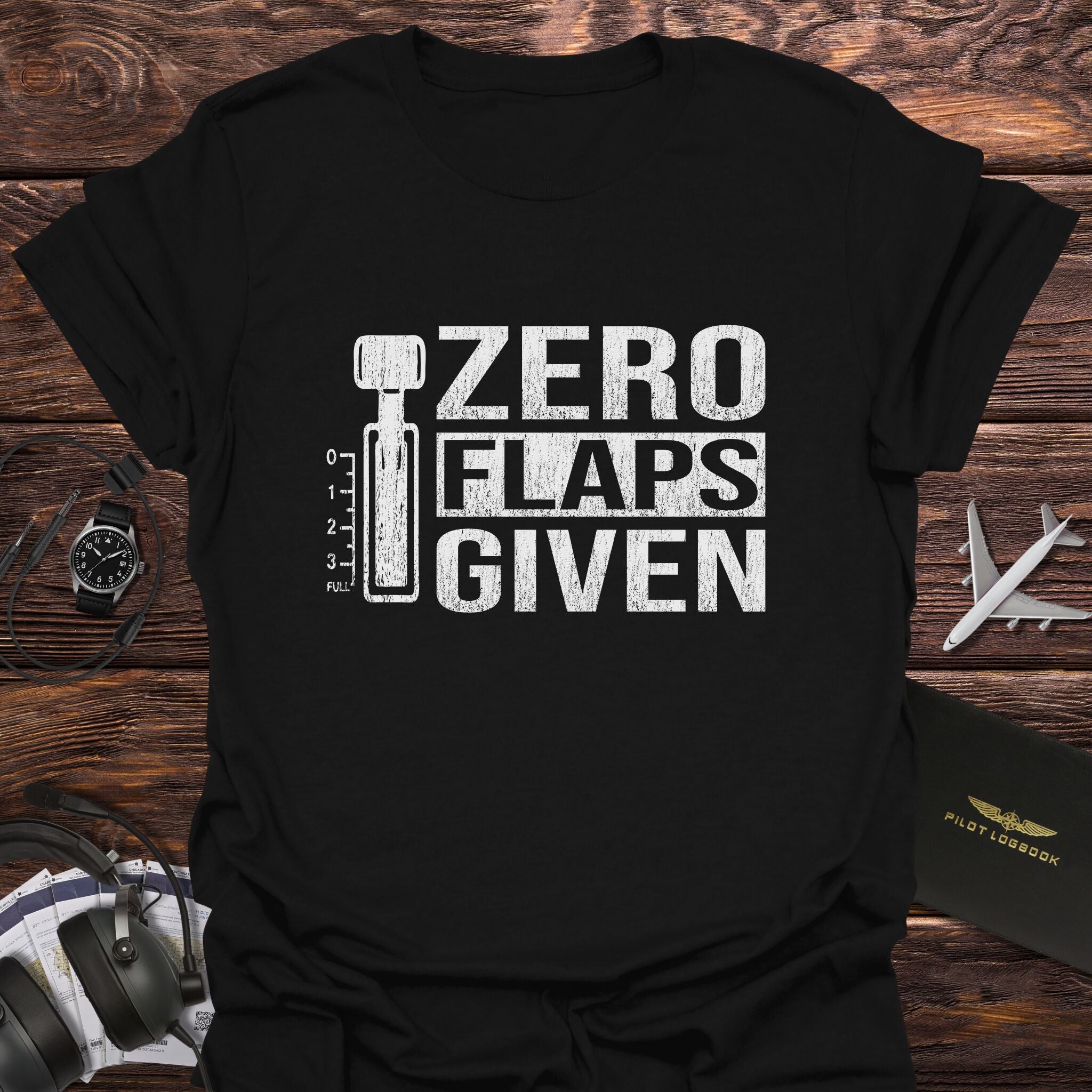 Zero Flaps Given T-Shirt